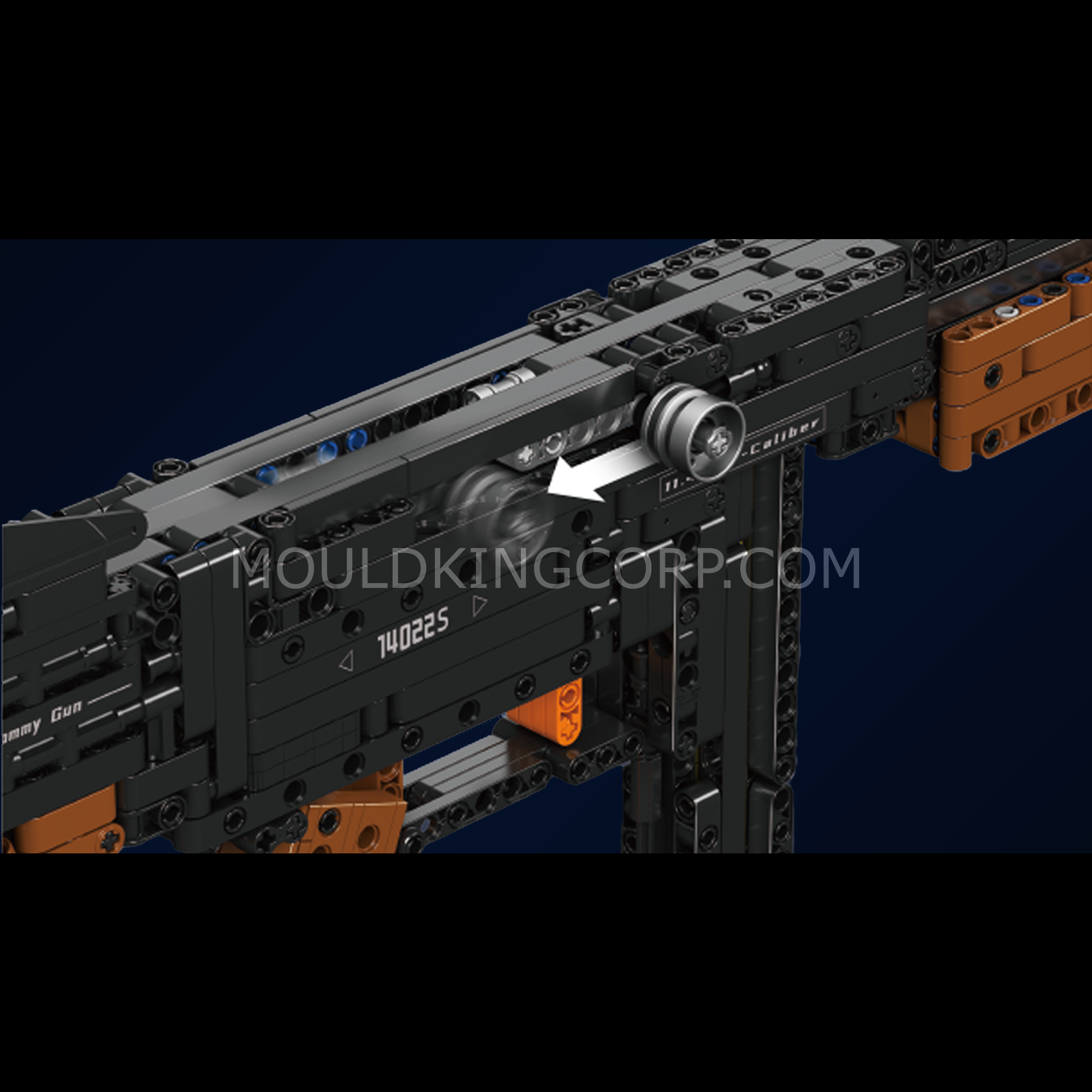 14022 Thompson Submachine Toy Building Set | 1,208 PCS - Image 4 of 6 | TheBrickTube