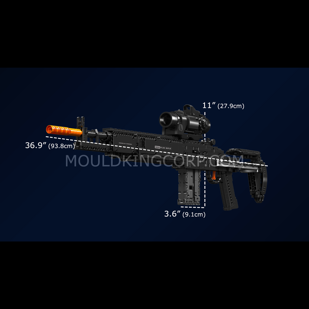 14026S MK14 EBR Toy Building Set | 1,656 PCS - Image 6 of 6 | TheBrickTube