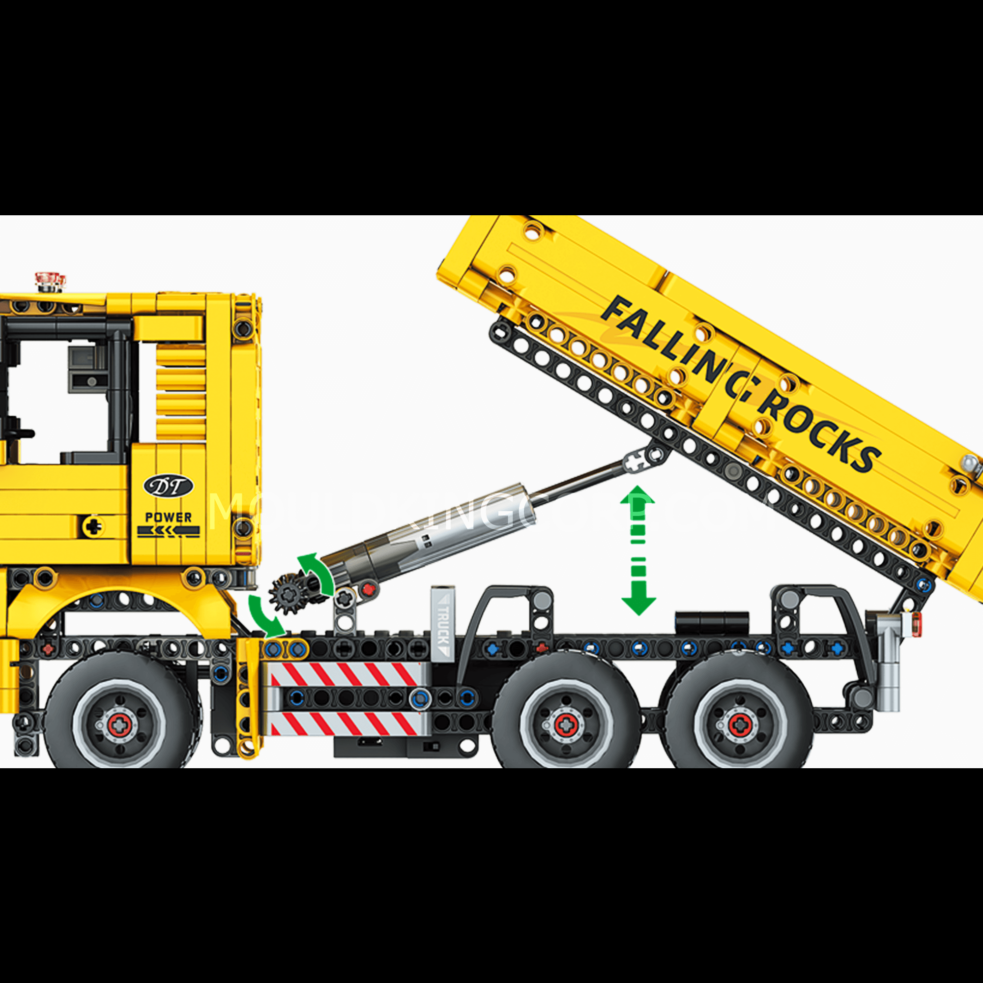 15025 Remote Controlled Dump Truck Building Set | 1,012 PCS - Image 3 of 6 | TheBrickTube