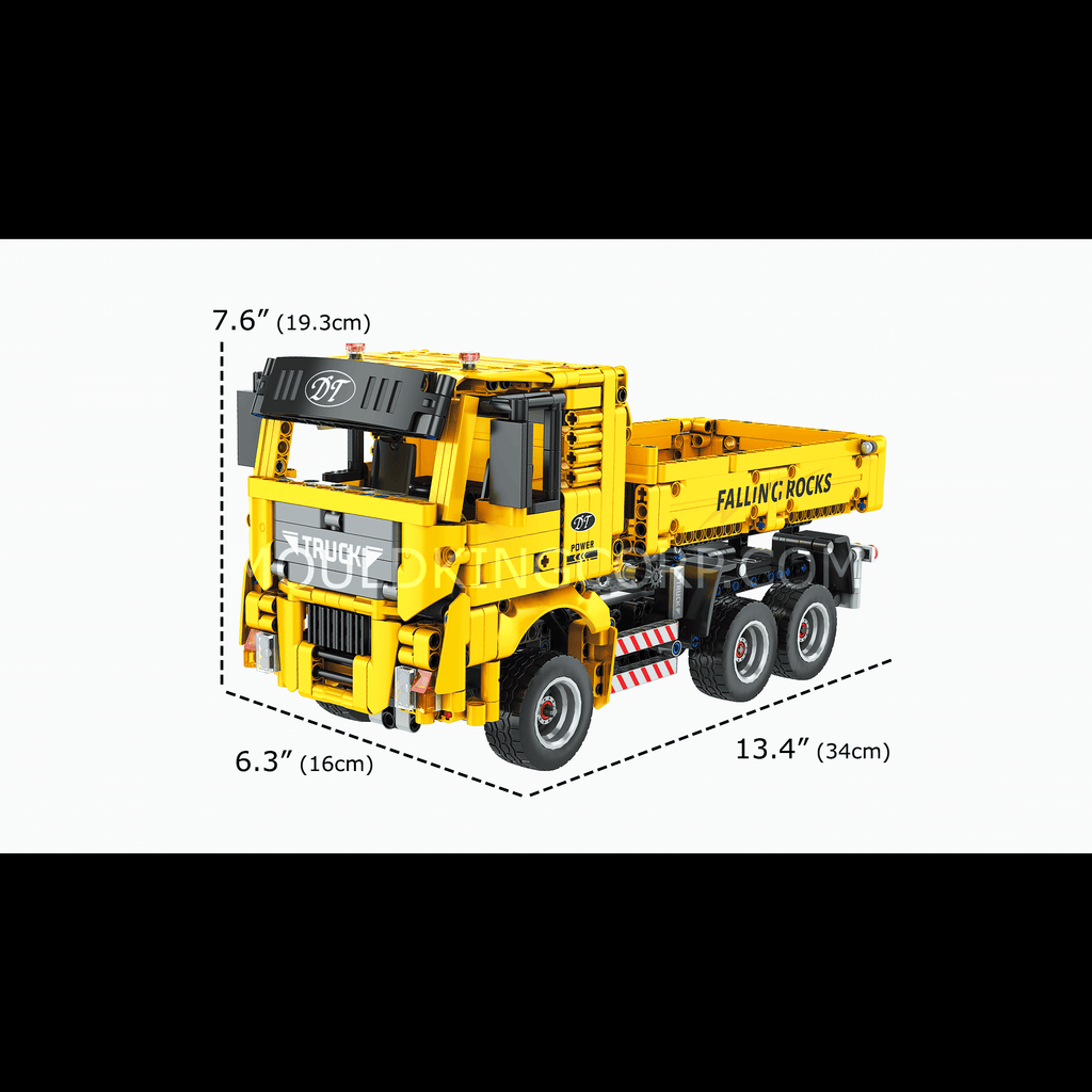 15025 Remote Controlled Dump Truck Building Set | 1,012 PCS - Image 6 of 6 | TheBrickTube