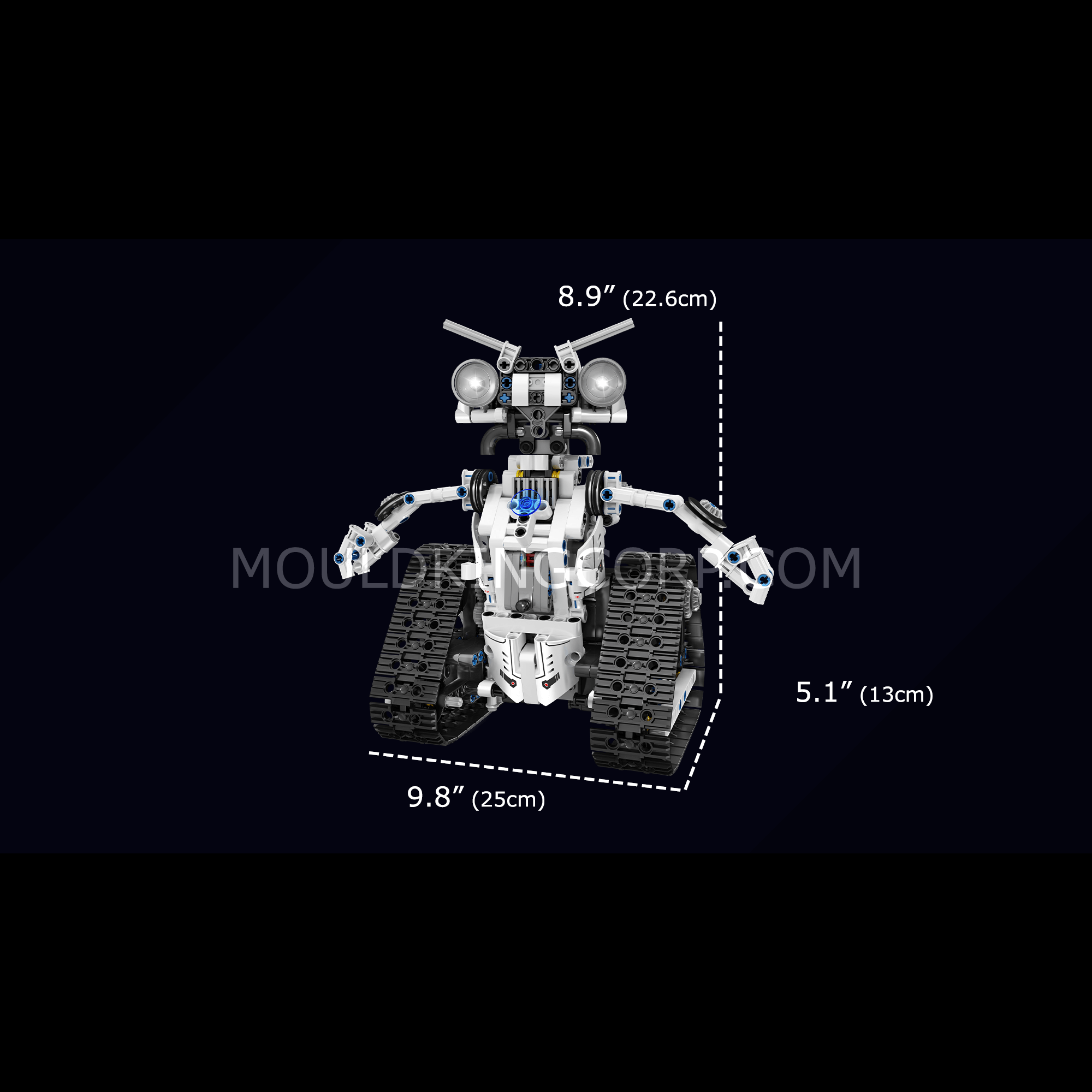 15046 The STEM 3-in-1 RC Variety Robot Building Set | 606 PCS - Image 6 of 6 | TheBrickTube