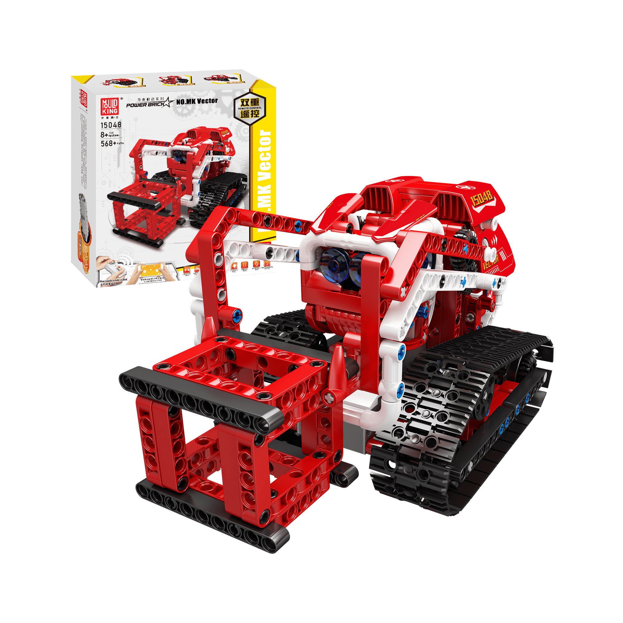 15048 Power Brick Vector 3 In 1 Robot Building Set | 568 PCS - Main Image | TheBrickTube