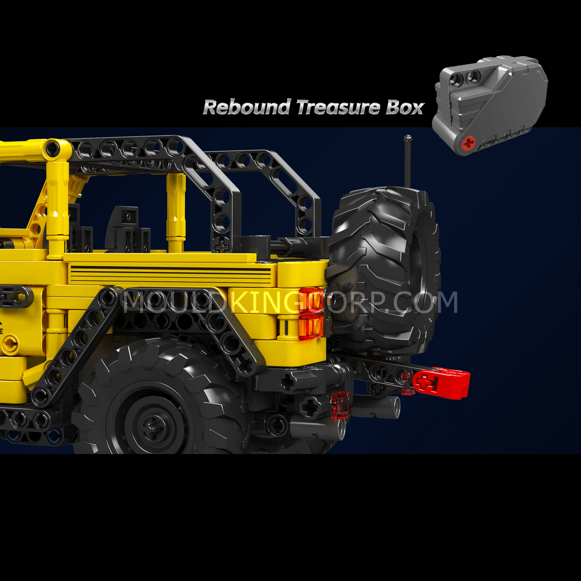 15058 Wrangler Off-road Car Model Building Set | 746 PCS - Image 5 of 6 | TheBrickTube