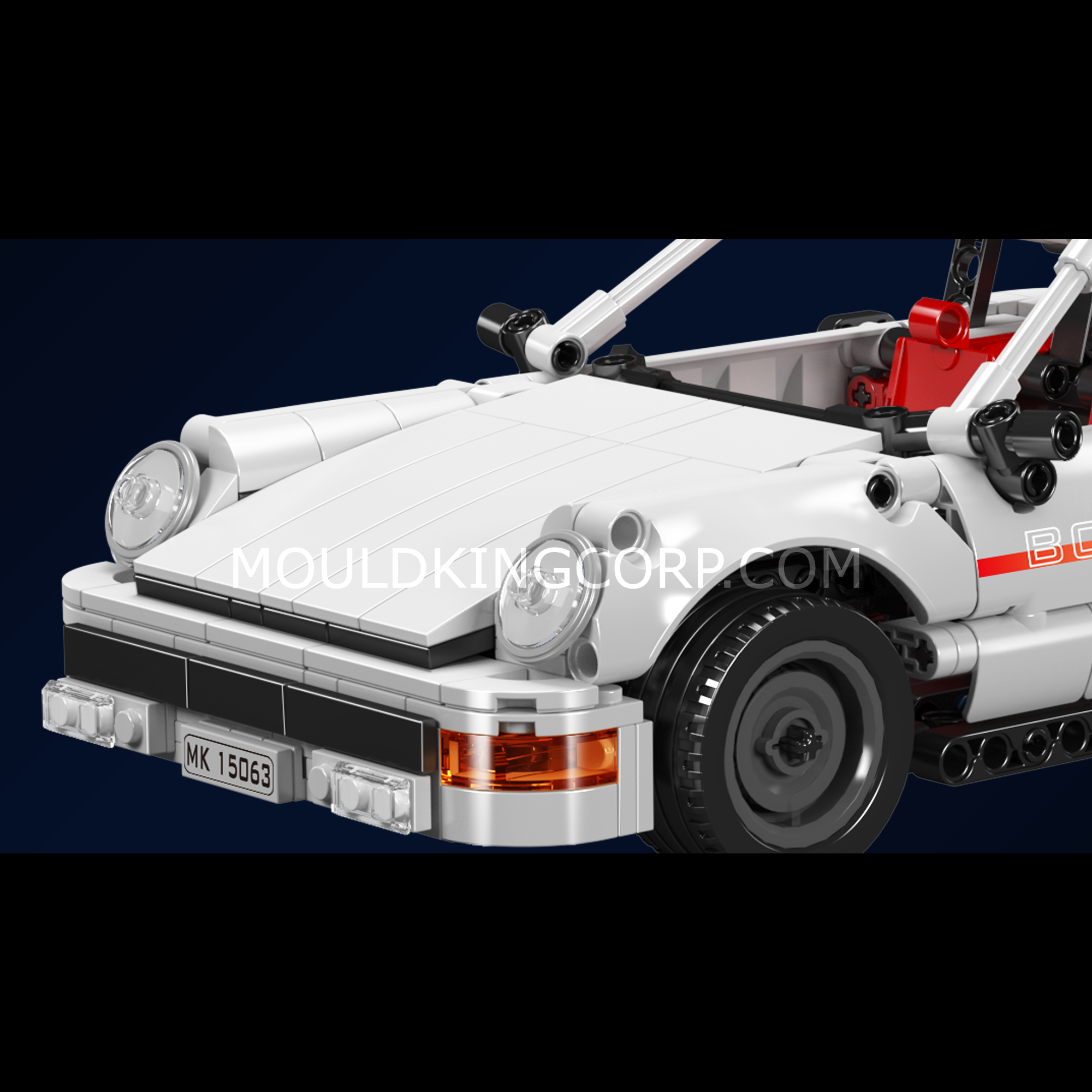 15063 911 Pull-Back Sports Car Building Set | 824 Pcs - Image 3 of 6 | TheBrickTube