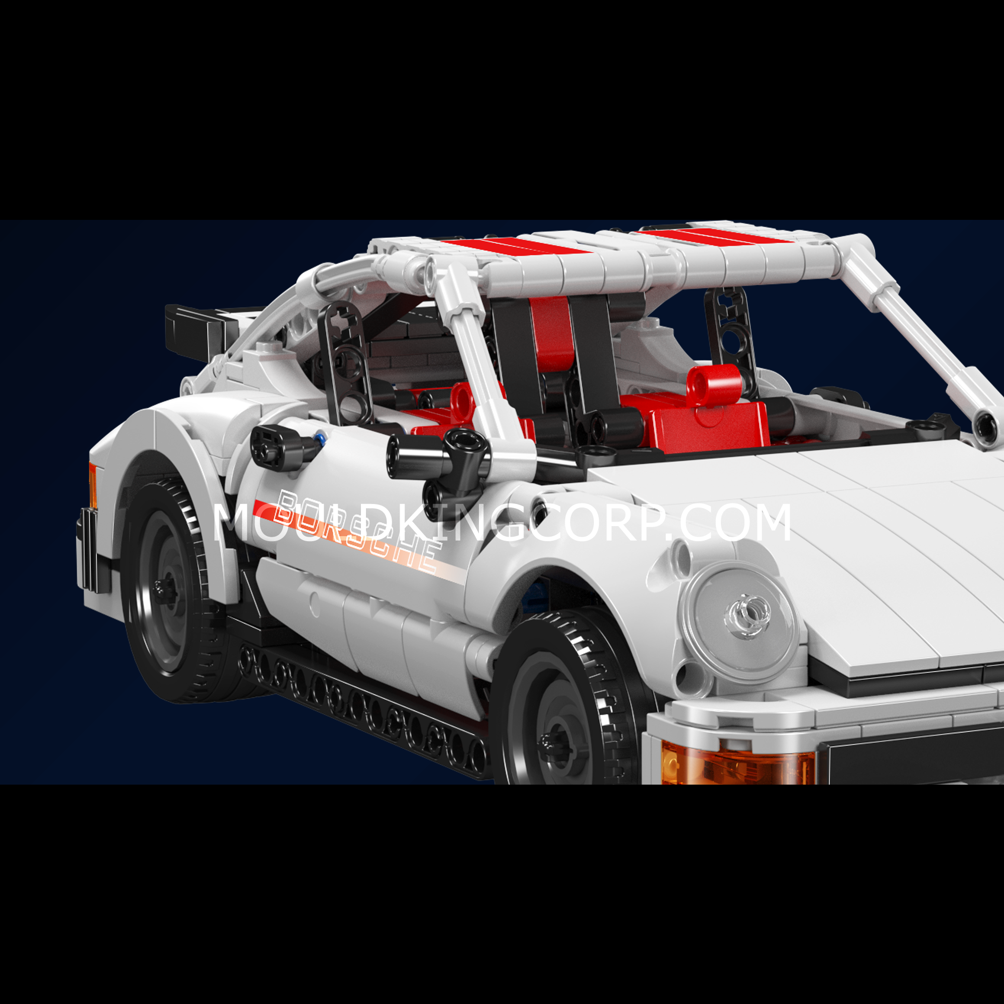 15063 911 Pull-Back Sports Car Building Set | 824 Pcs - Image 4 of 6 | TheBrickTube
