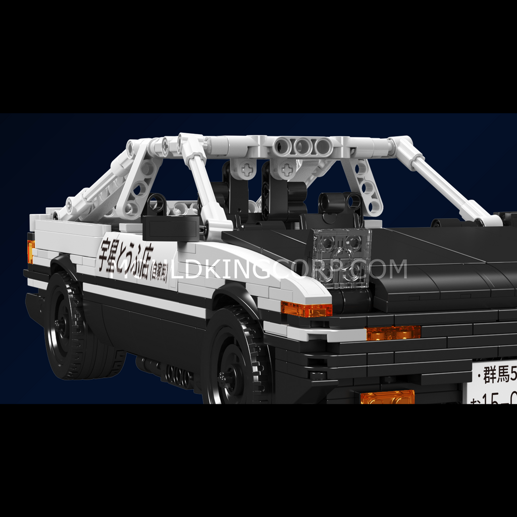 15064 AE86 Racing Car Building Model Set | 790 Pcs | Building Blocks Set - Image 4 of 6 | TheBrickTube
