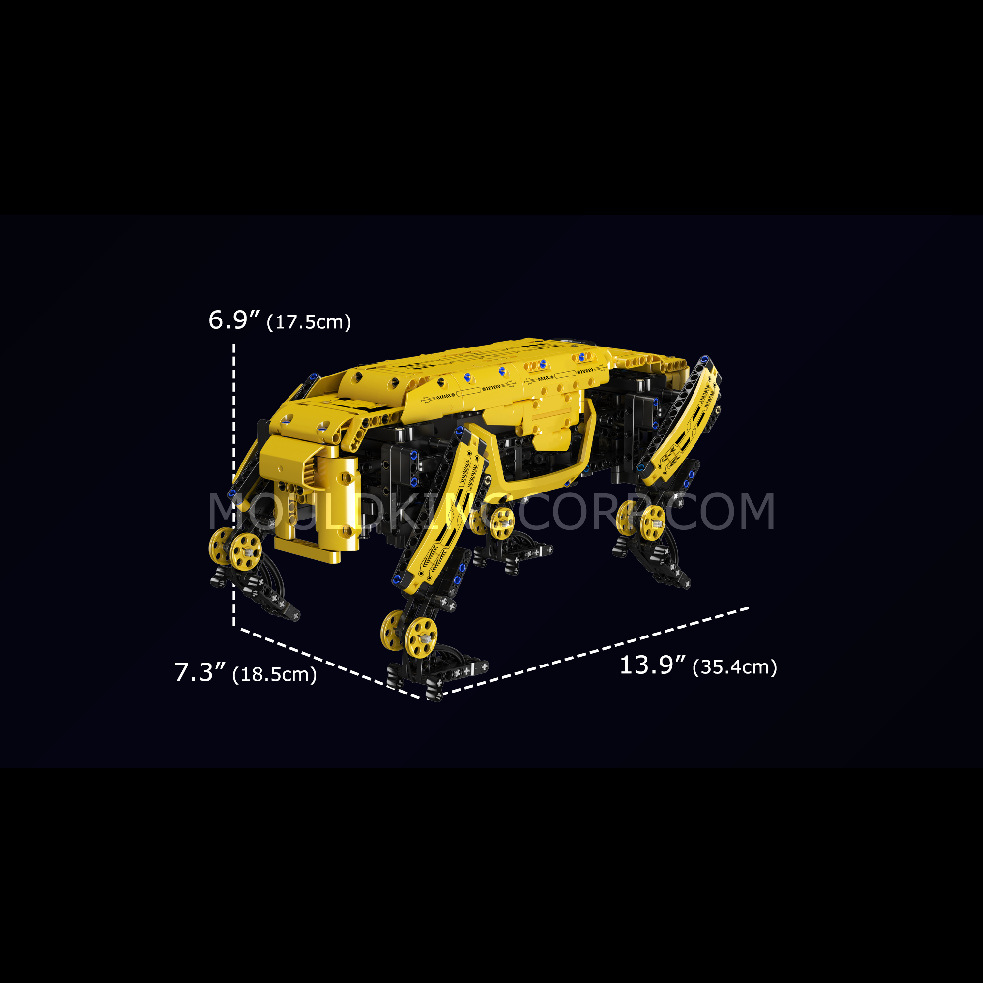 15066S Boston Robot Dog Remote Controlled Building Kit | 921 PCS - Image 6 of 6 | TheBrickTube