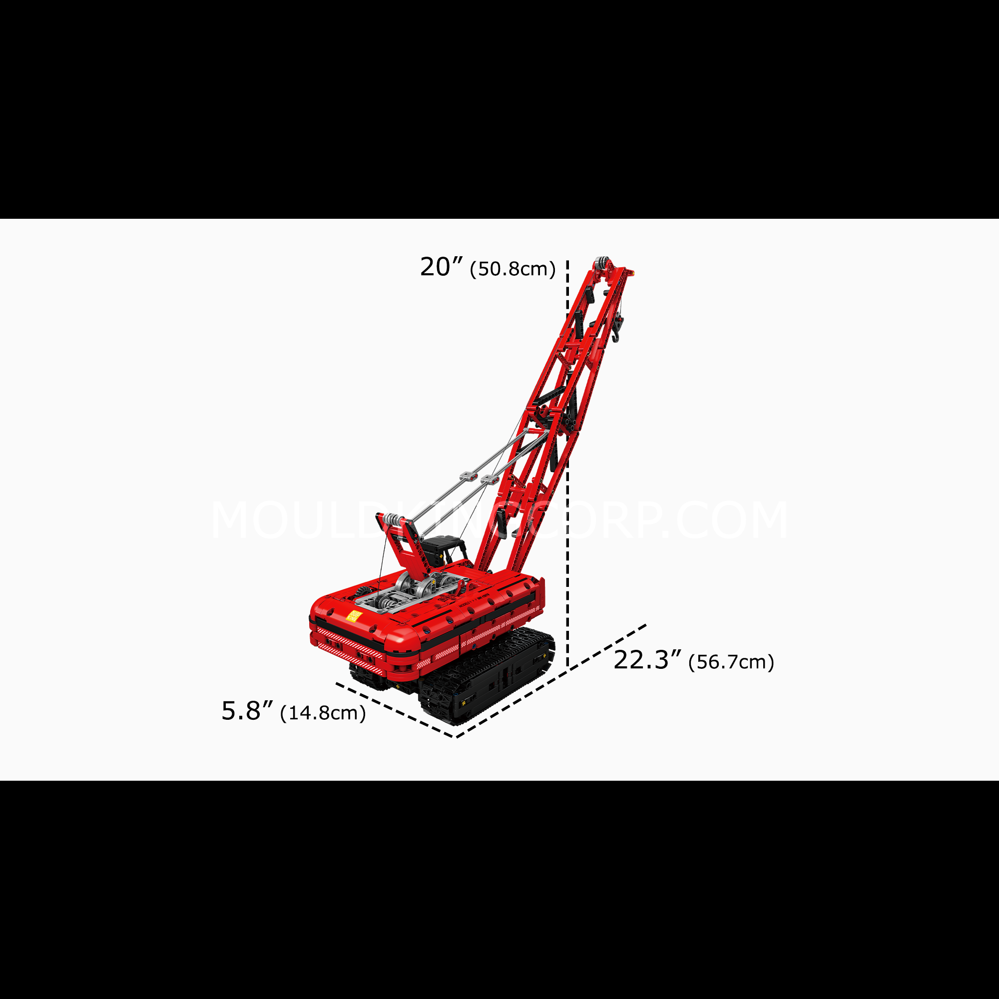 15069/15070 Crawler Crane Remote Controlled Building Set | 1,292 PCS - Image 12 of 12 | TheBrickTube