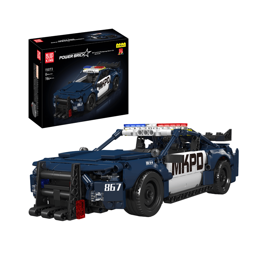 15073 Mustang Police Car Building Model Set | 786 Pcs | Building Blocks Set - Main Image | TheBrickTube
