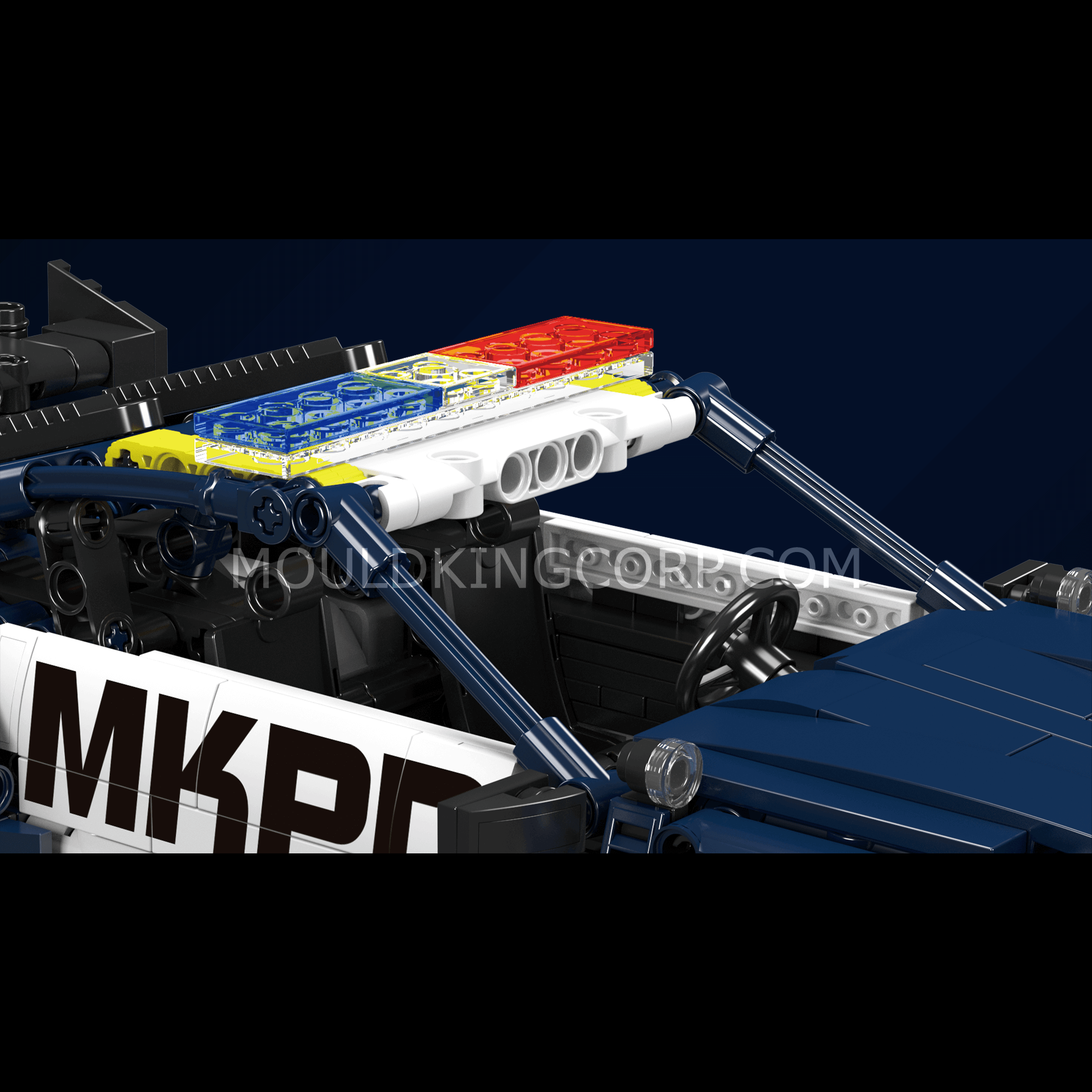 15073 Mustang Police Car Building Model Set | 786 Pcs | Building Blocks Set - Image 3 of 6 | TheBrickTube
