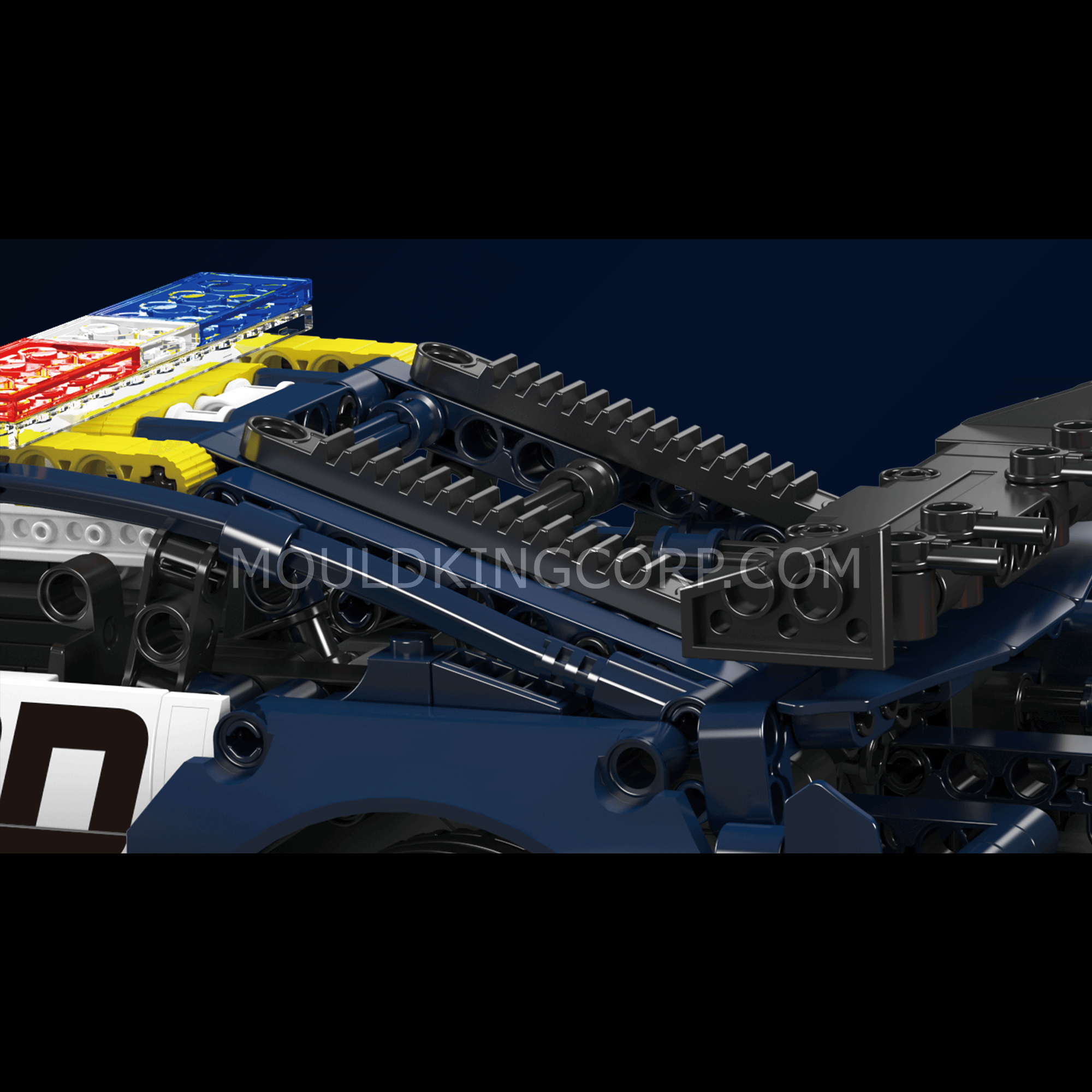 15073 Mustang Police Car Building Model Set | 786 Pcs | Building Blocks Set - Image 4 of 6 | TheBrickTube