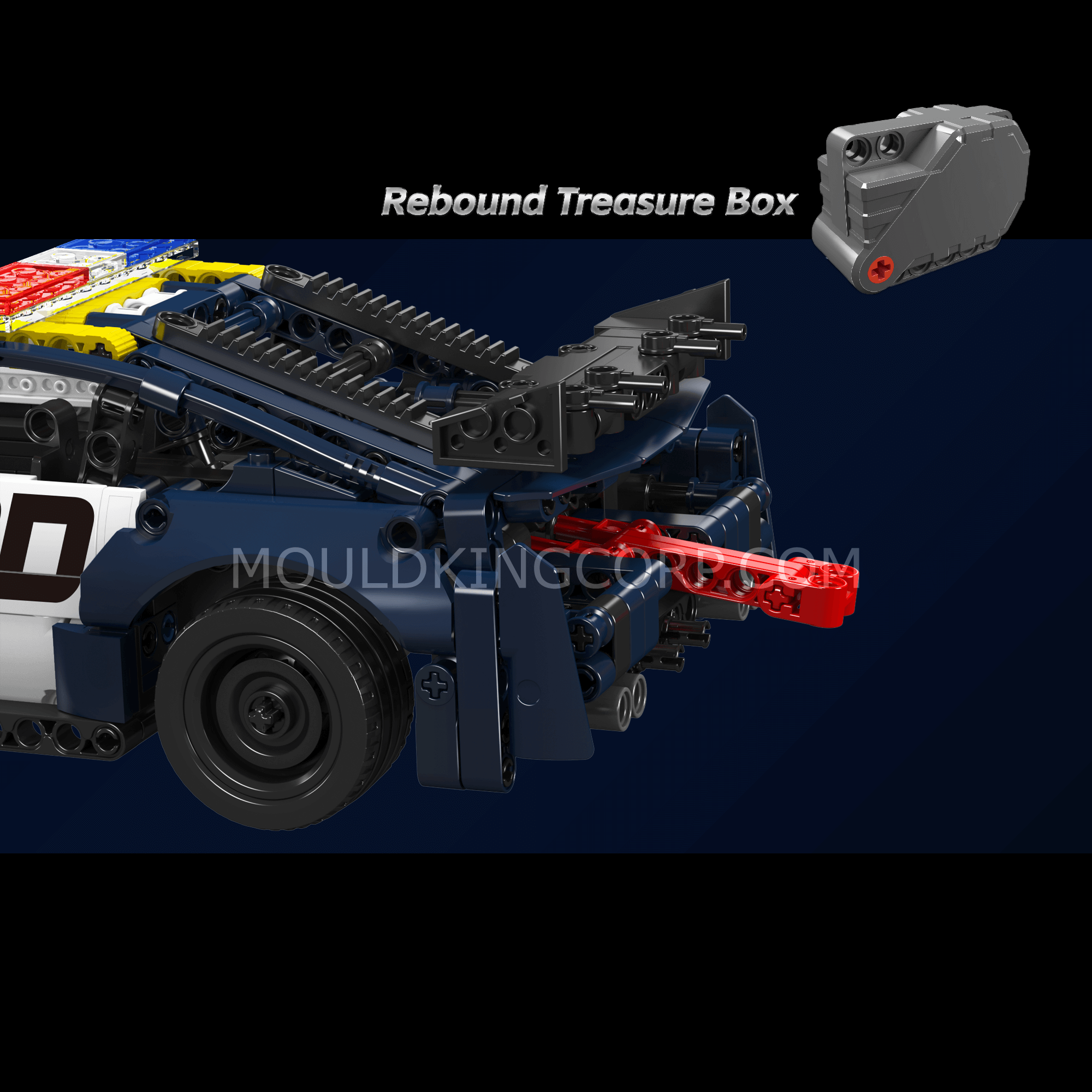 15073 Mustang Police Car Building Model Set | 786 Pcs | Building Blocks Set - Image 5 of 6 | TheBrickTube