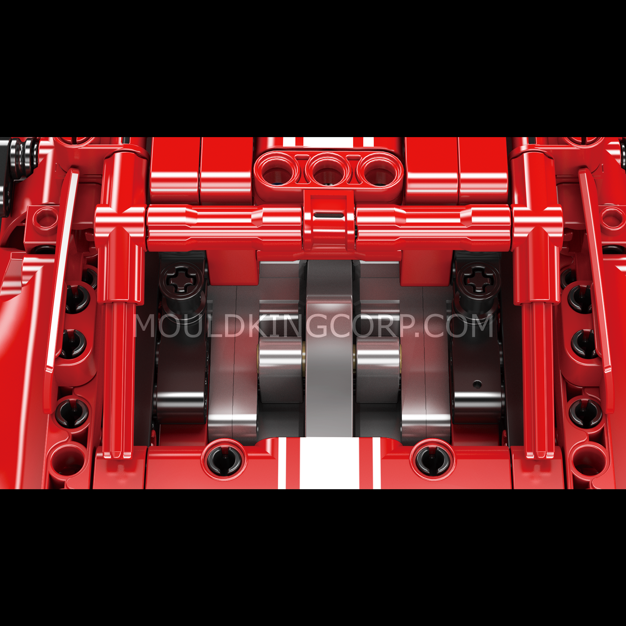 15080S Challenger American Muscle Car Model Building Set | 763 PCS - Image 3 of 8 | TheBrickTube