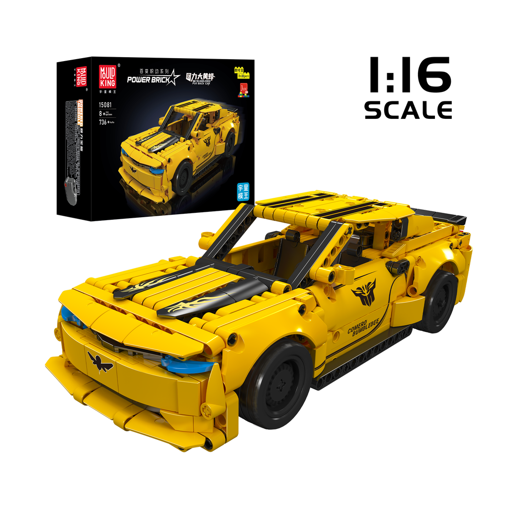 15081 Challenger American Muscle Car Model Building Set | 736 PCS - Main Image | TheBrickTube