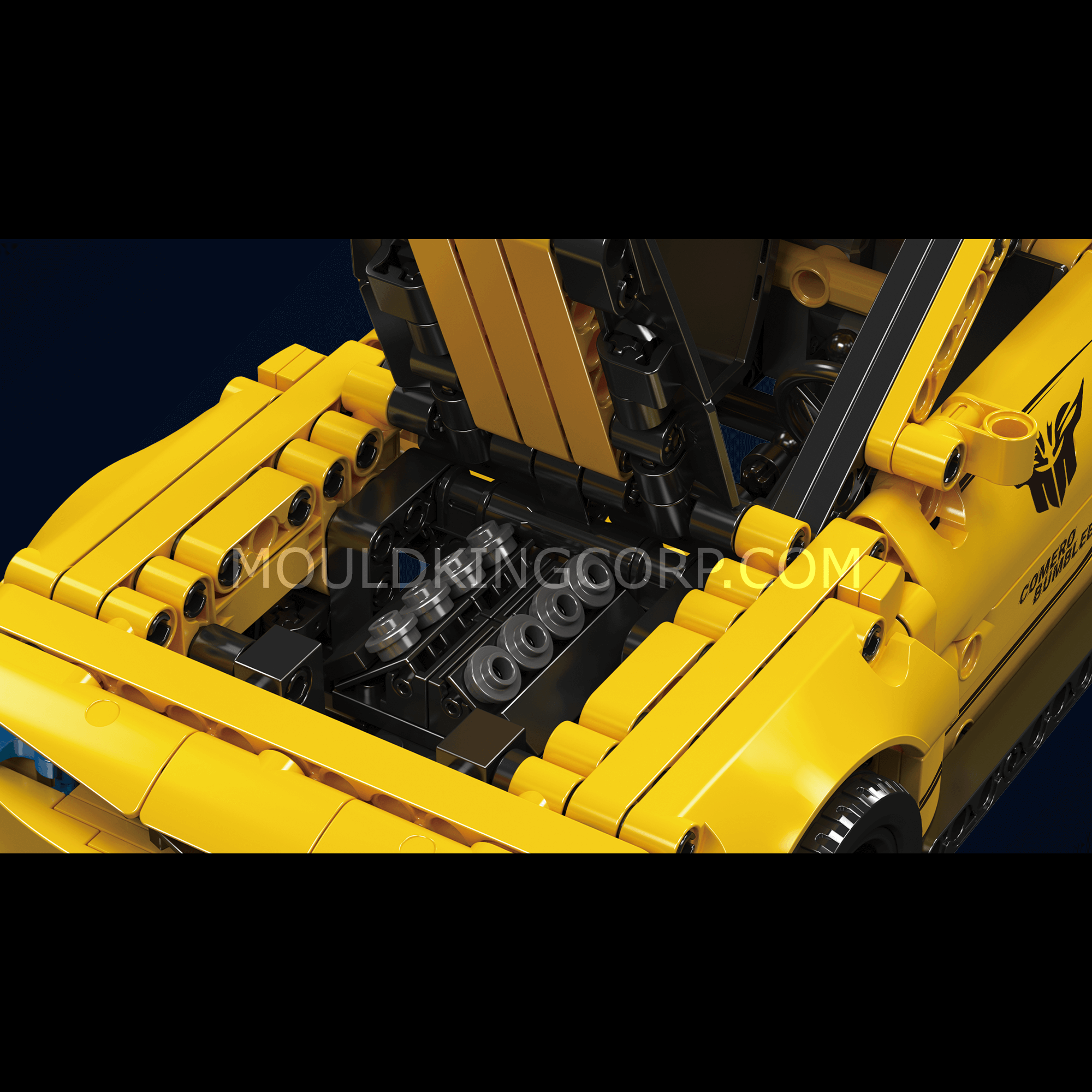 15081 Challenger American Muscle Car Model Building Set | 736 PCS - Image 3 of 6 | TheBrickTube