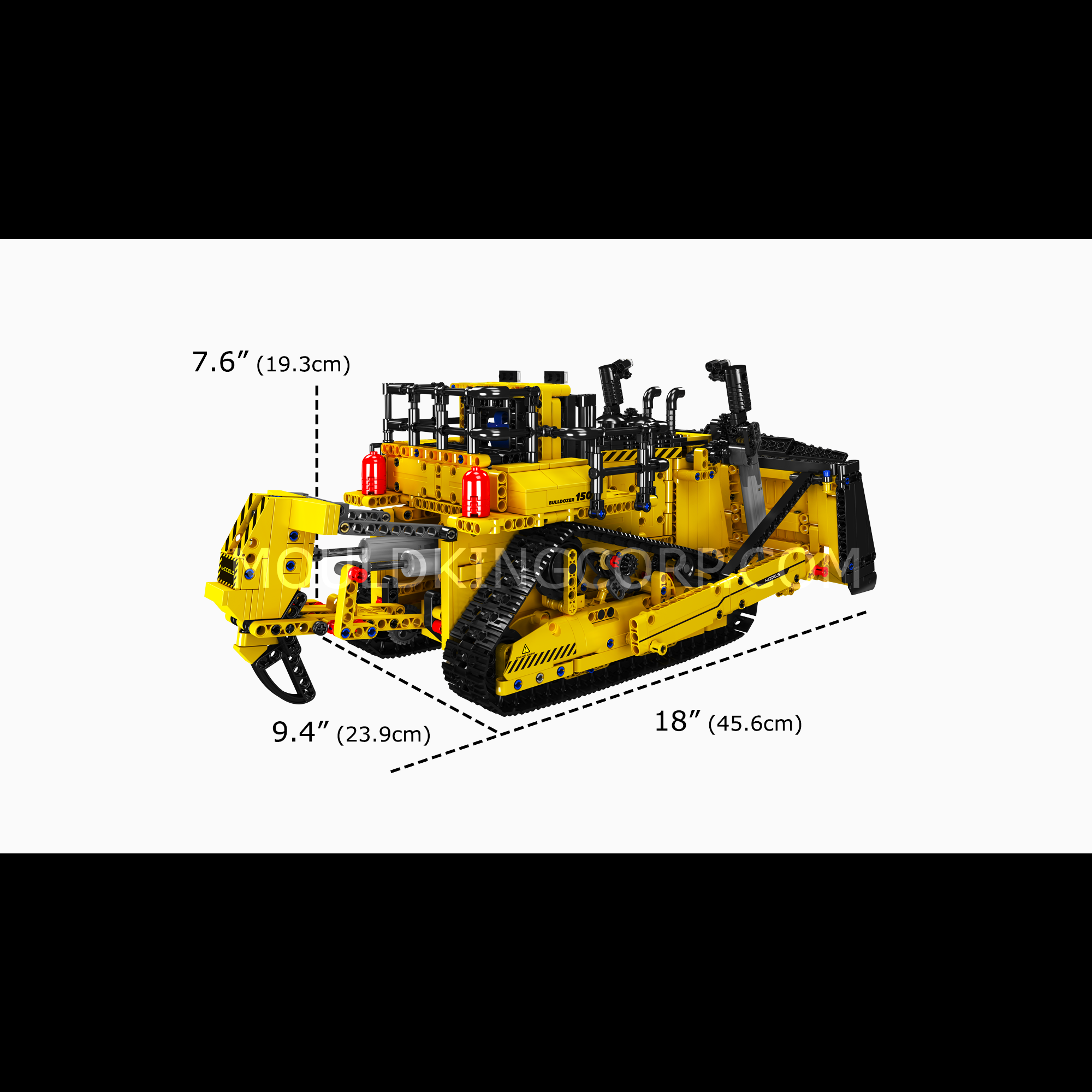 15084 D11 Bulldozer Remote Controlled Model Building Set | 1,508 PCS - Image 6 of 6 | TheBrickTube