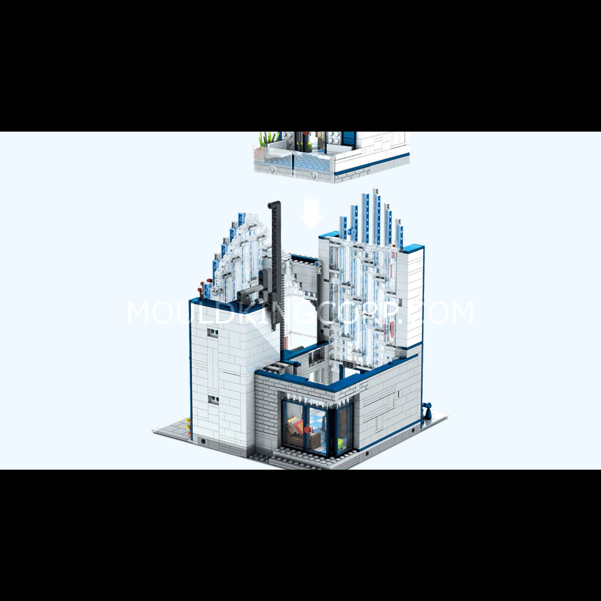 16022 Modern Library Building Set | 2,788 PCS - Image 2 of 6 | TheBrickTube