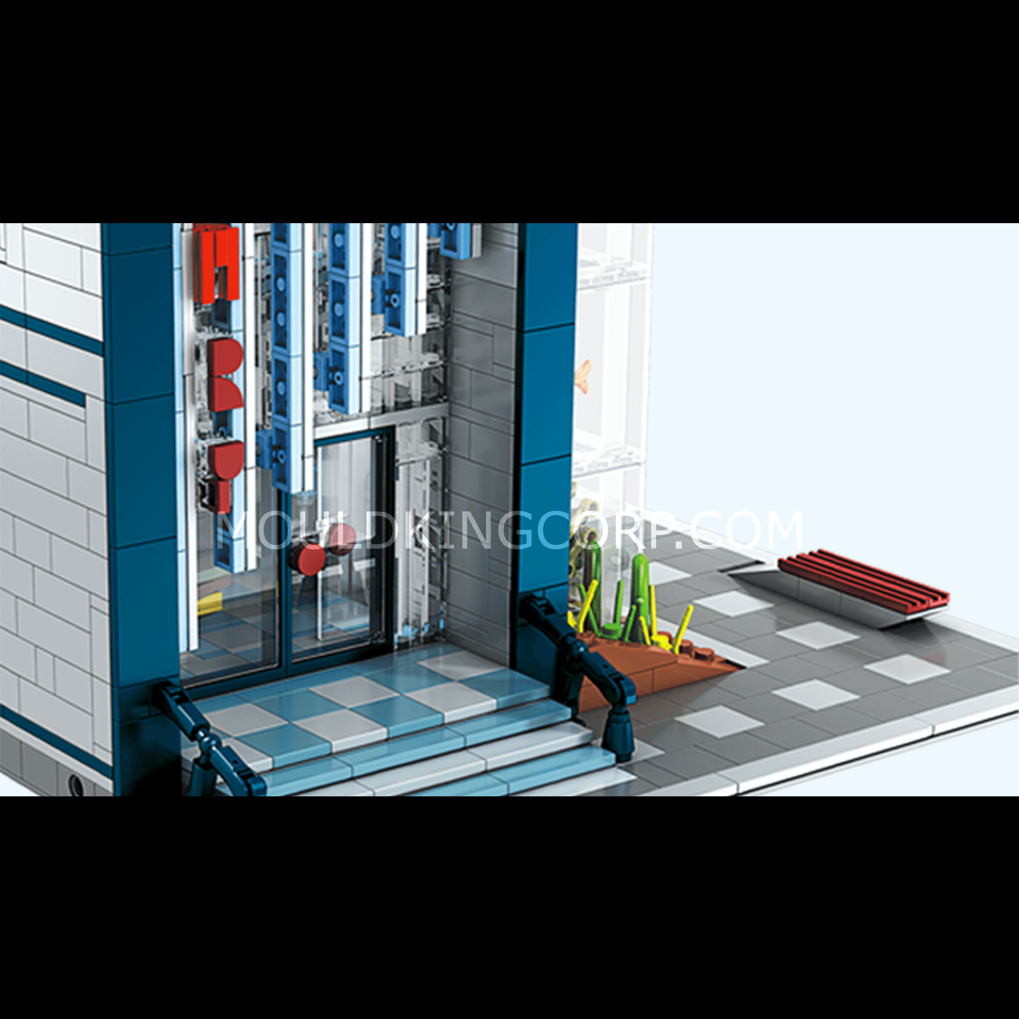 16022 Modern Library Building Set | 2,788 PCS - Image 3 of 6 | TheBrickTube