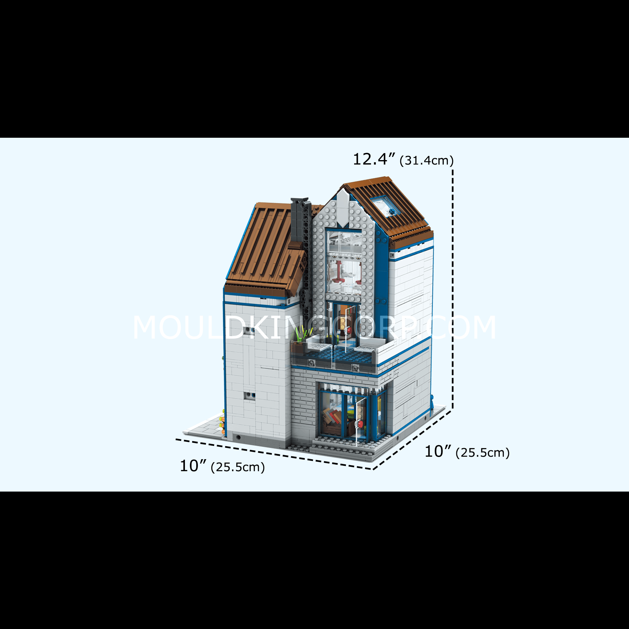 16022 Modern Library Building Set | 2,788 PCS - Image 6 of 6 | TheBrickTube