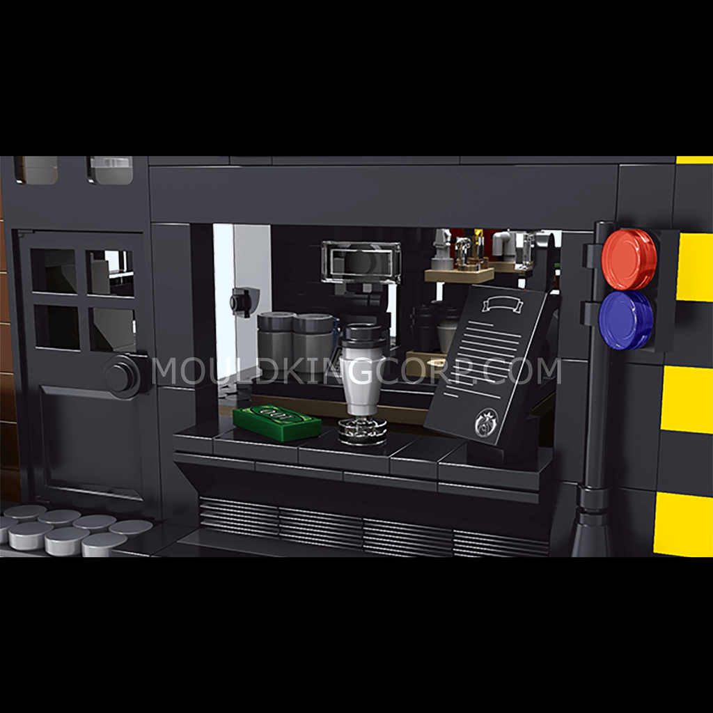 16036 Modern Coffee Shop MOC Building Set | 2,728 PCS - Image 2 of 6 | TheBrickTube