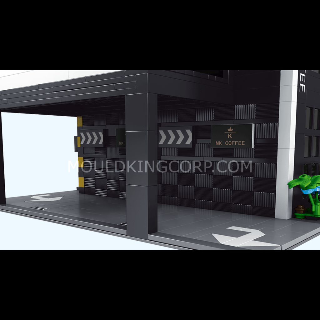 16036 Modern Coffee Shop MOC Building Set | 2,728 PCS - Image 5 of 6 | TheBrickTube