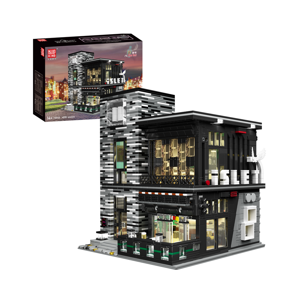 16042 Street Modern BAR MOC Building Set | 3,992 PCS - Main Image | TheBrickTube