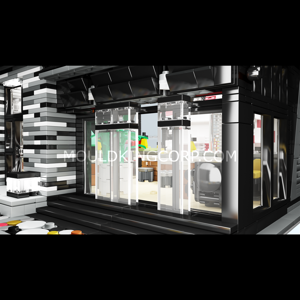 16042 Street Modern BAR MOC Building Set | 3,992 PCS - Image 3 of 6 | TheBrickTube