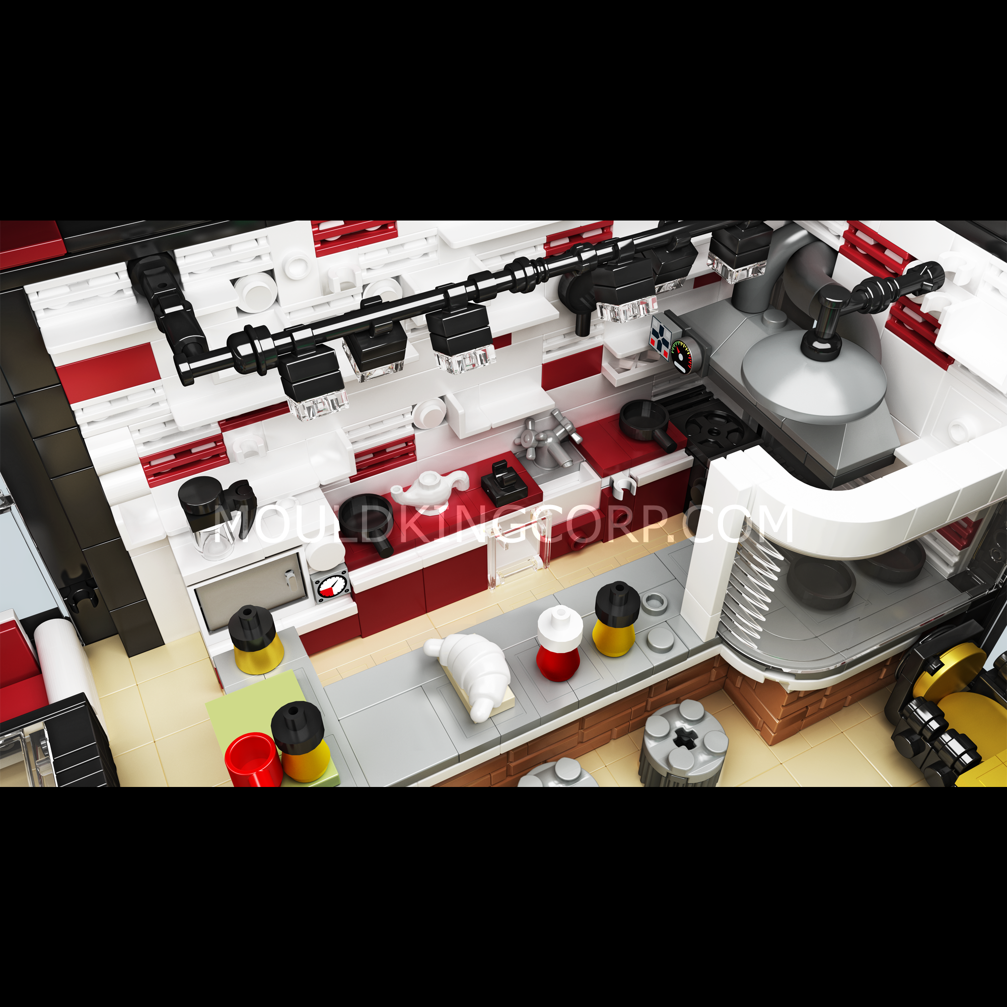 16042 Street Modern BAR MOC Building Set | 3,992 PCS - Image 4 of 6 | TheBrickTube