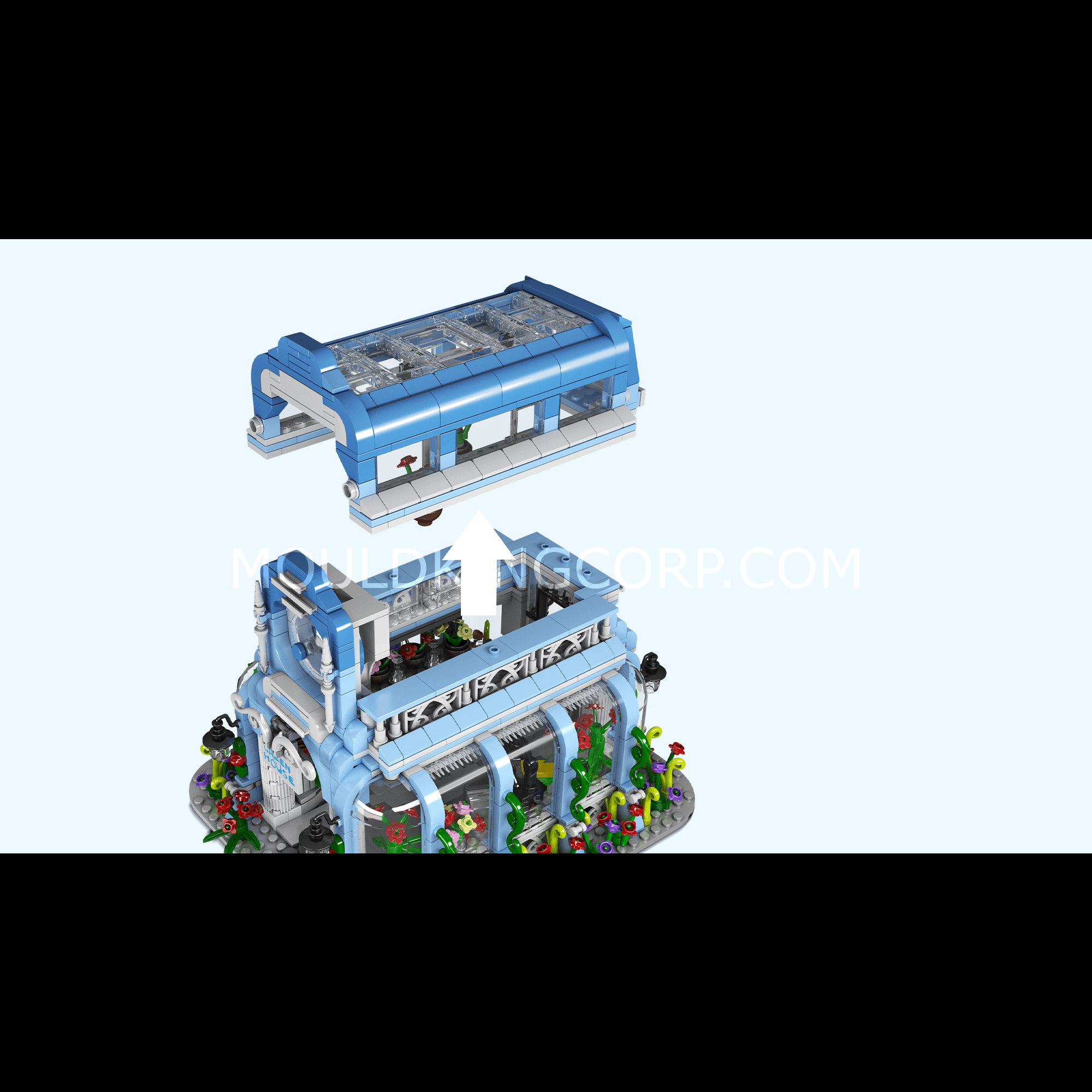 16048 Botanical Garden Model Building Set | 1,289 PCS - Image 5 of 6 | TheBrickTube