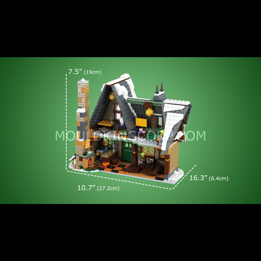16049 Christmas Cottage Building Set | 766 PCS - Image 6 of 6 | TheBrickTube
