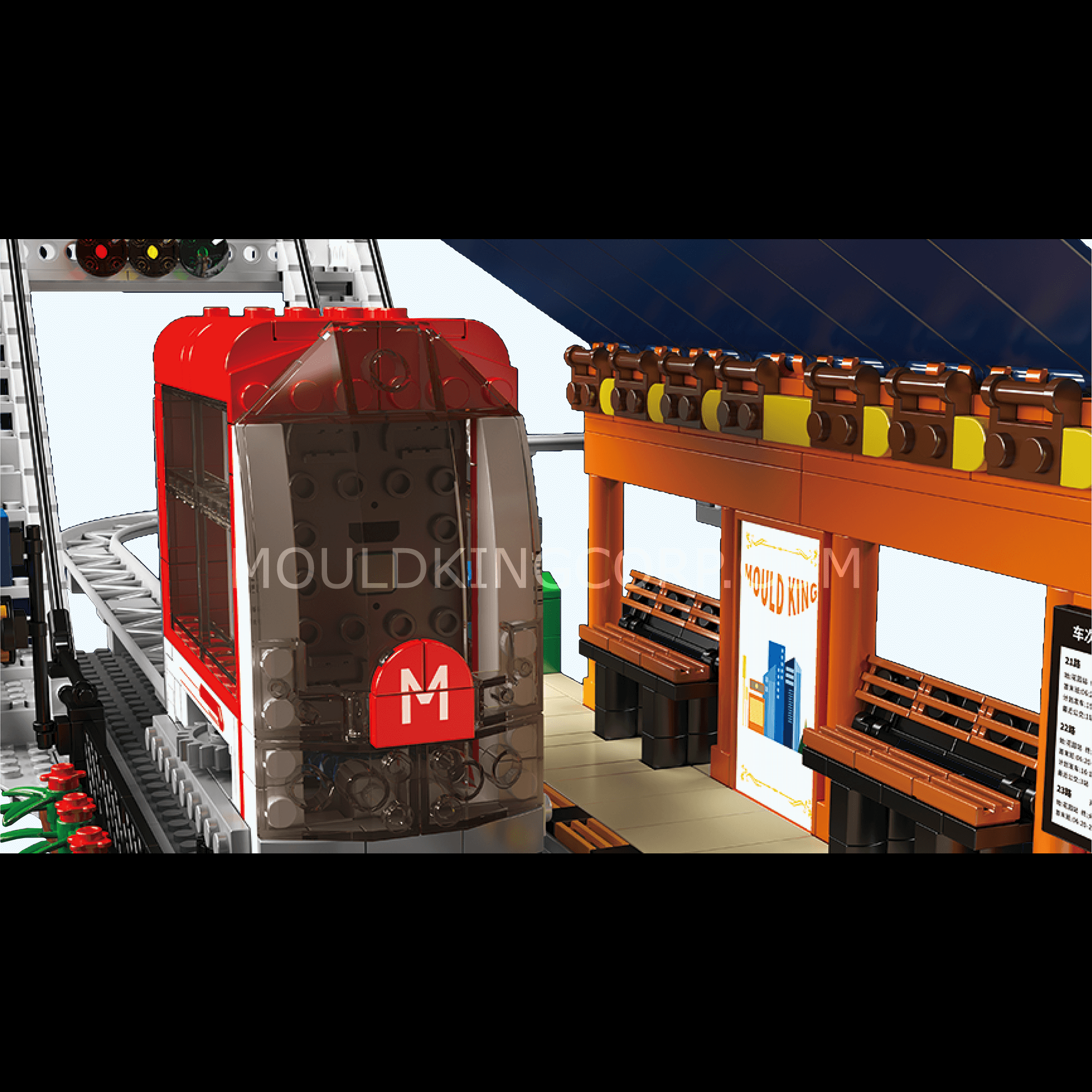 16052 Motorised Monorail Building Set | 1,488 Pcs - Image 4 of 6 | TheBrickTube