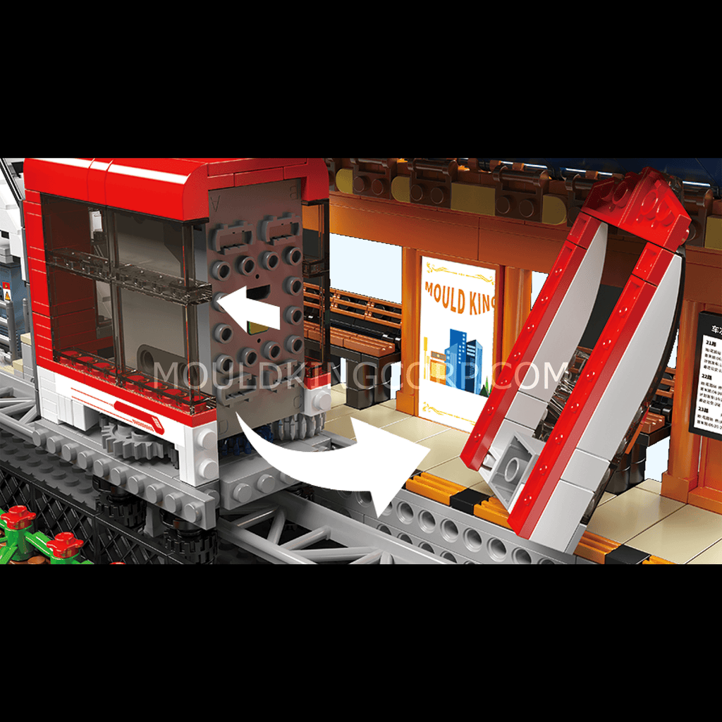 16052 Motorised Monorail Building Set | 1,488 Pcs - Image 5 of 6 | TheBrickTube