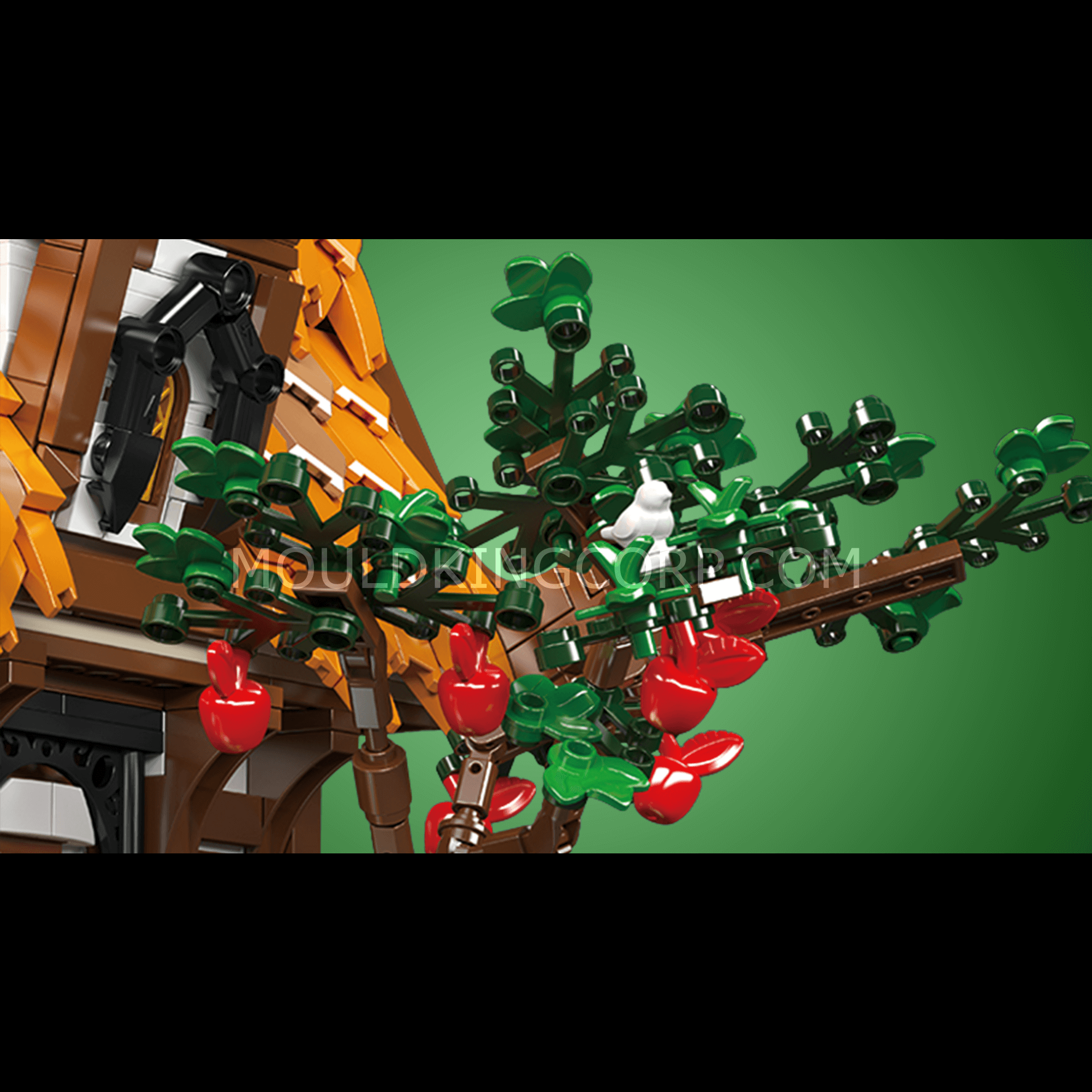 16054 Medieval World Log Cabin Building Set | 2,192 Pcs - Image 3 of 6 | TheBrickTube