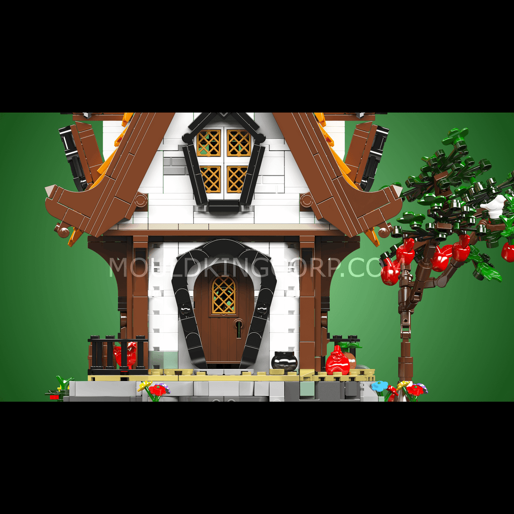 16054 Medieval World Log Cabin Building Set | 2,192 Pcs - Image 4 of 6 | TheBrickTube