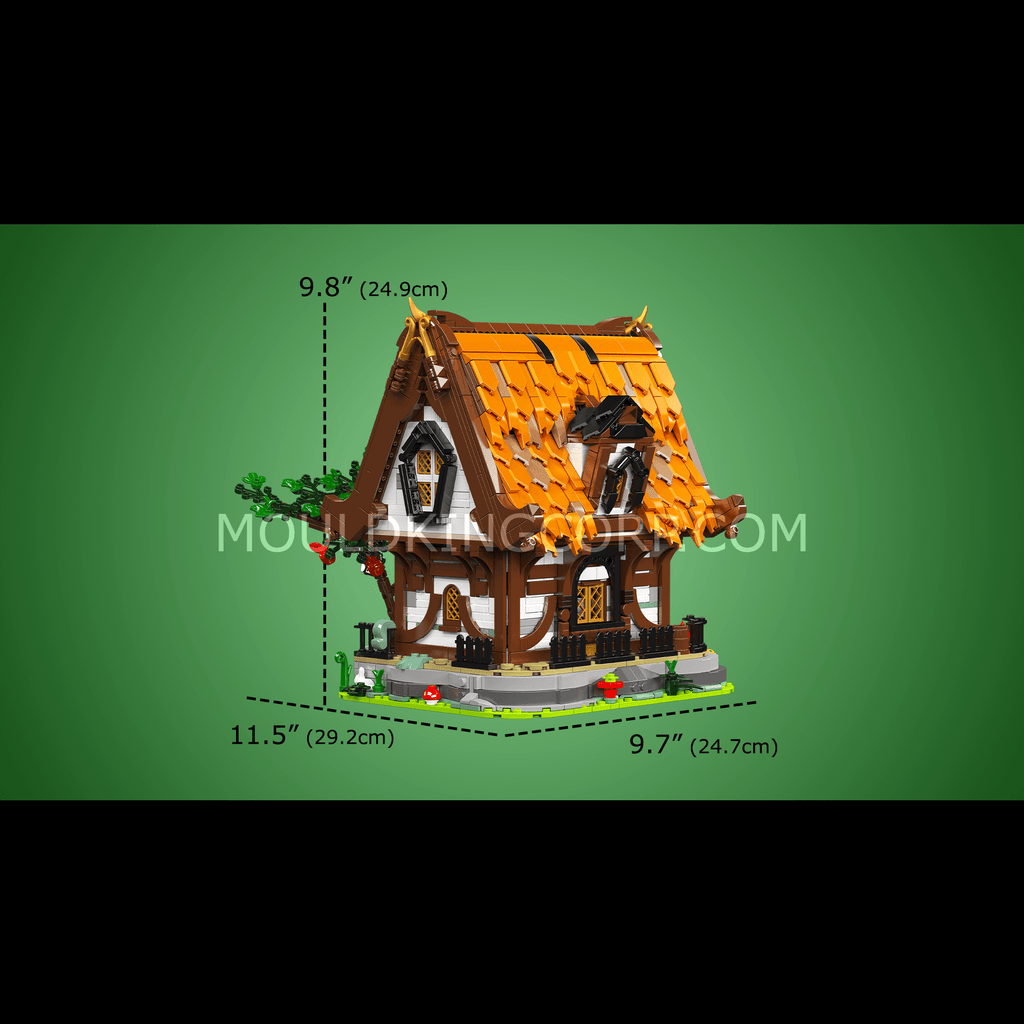 16054 Medieval World Log Cabin Building Set | 2,192 Pcs - Image 6 of 6 | TheBrickTube