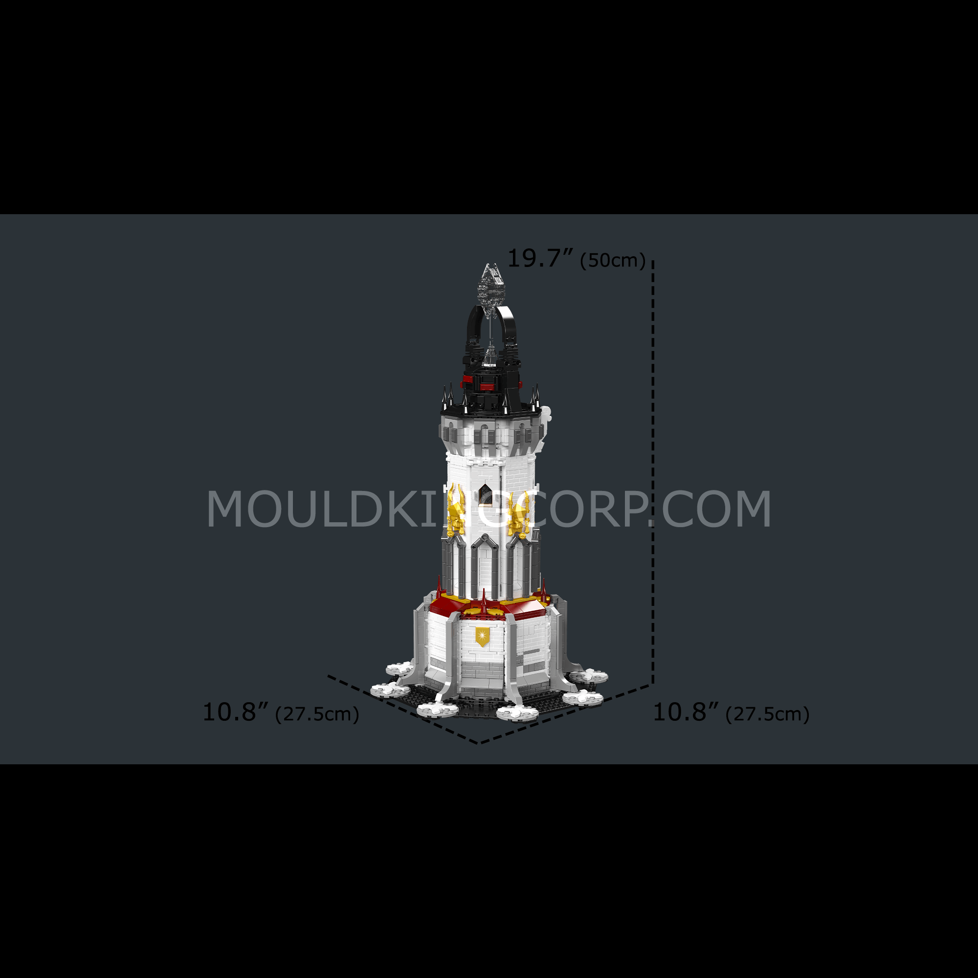 16055 Medieval Lighthouse Building Set | 2,199 Pcs - Image 6 of 6 | TheBrickTube