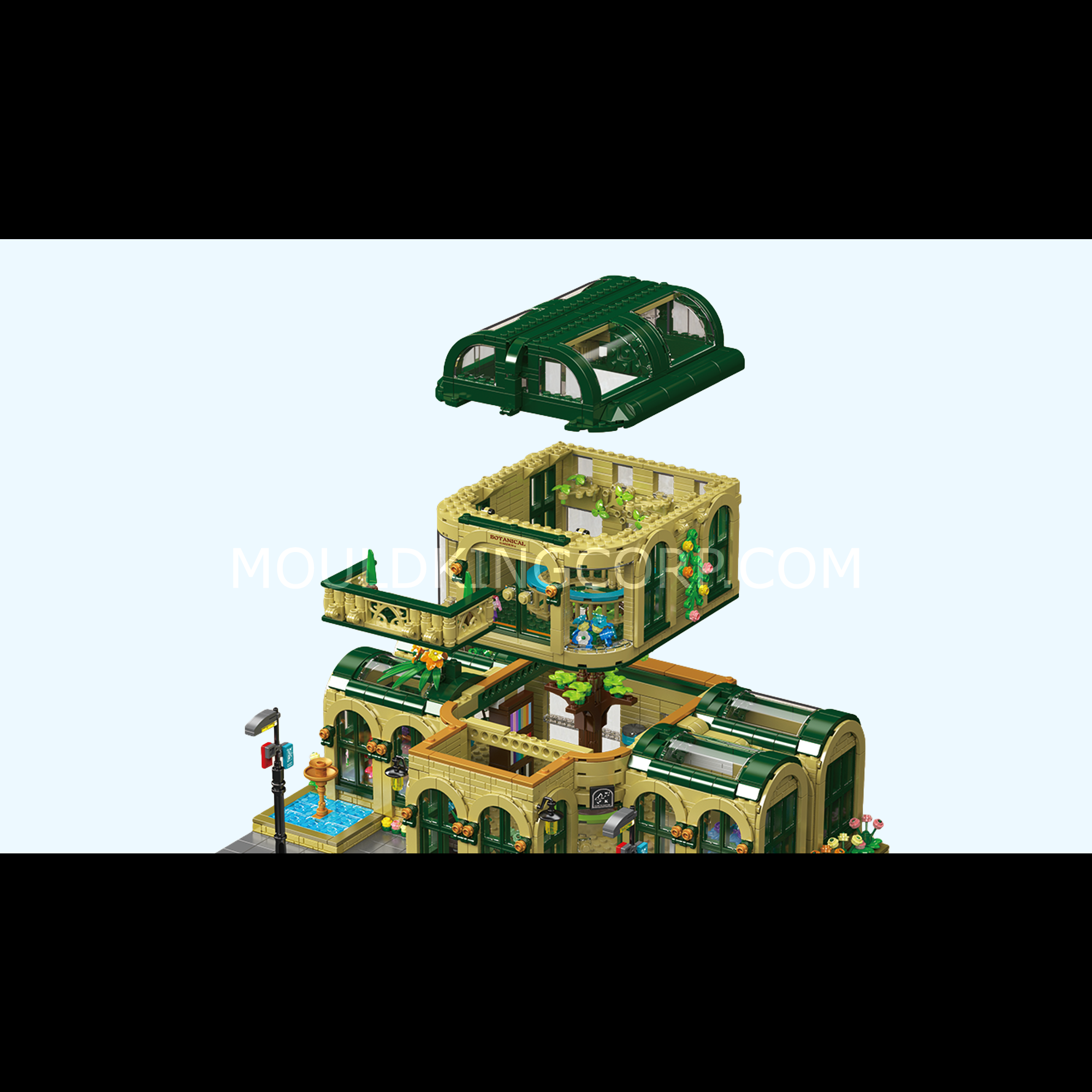 16057 Dome Botanical Gardens Building Set | 3,383 Pcs - Image 5 of 6 | TheBrickTube