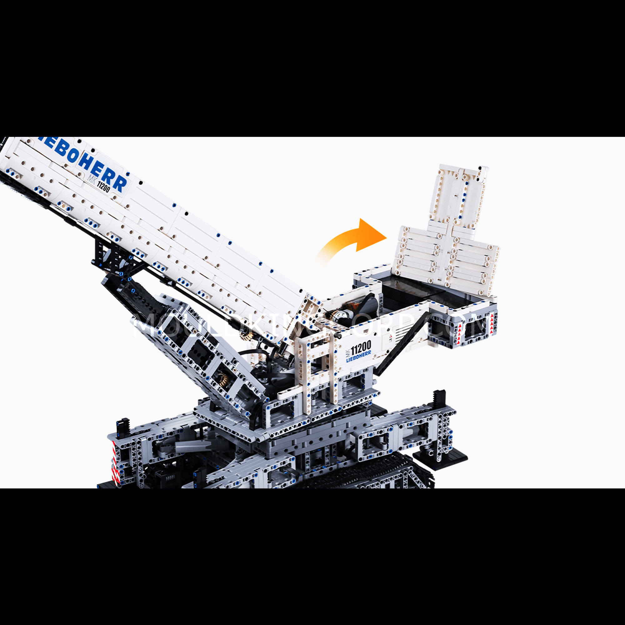 17002 Crawler Crane 11200 Building Set | 4000 PCS - Image 4 of 6 | TheBrickTube