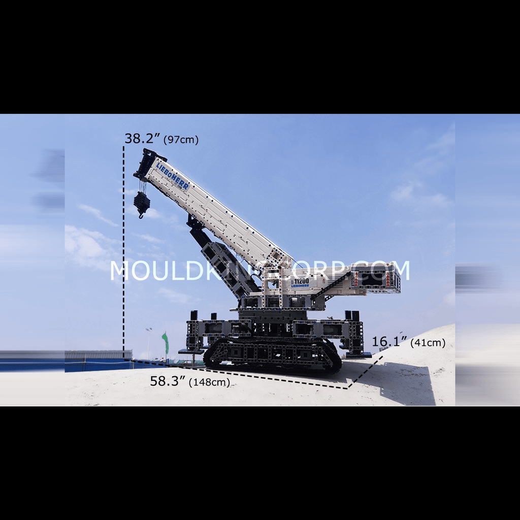 17002 Crawler Crane 11200 Building Set | 4000 PCS - Image 6 of 6 | TheBrickTube