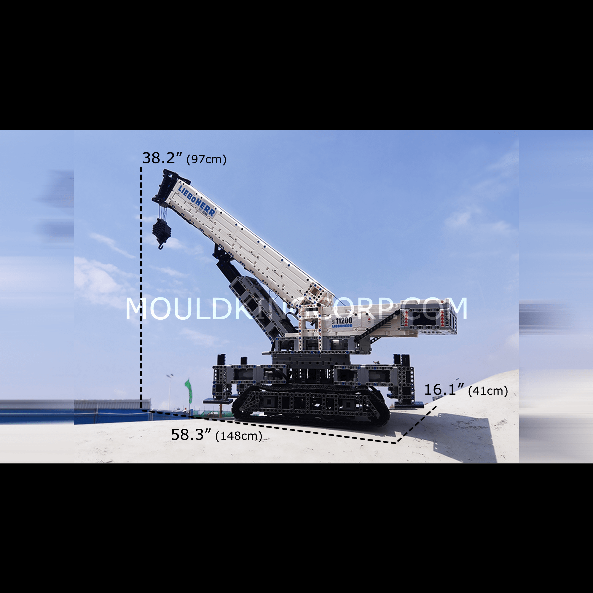 17002 Crawler Crane 11200 Building Set | 4000 PCS - Image 6 of 6 | TheBrickTube