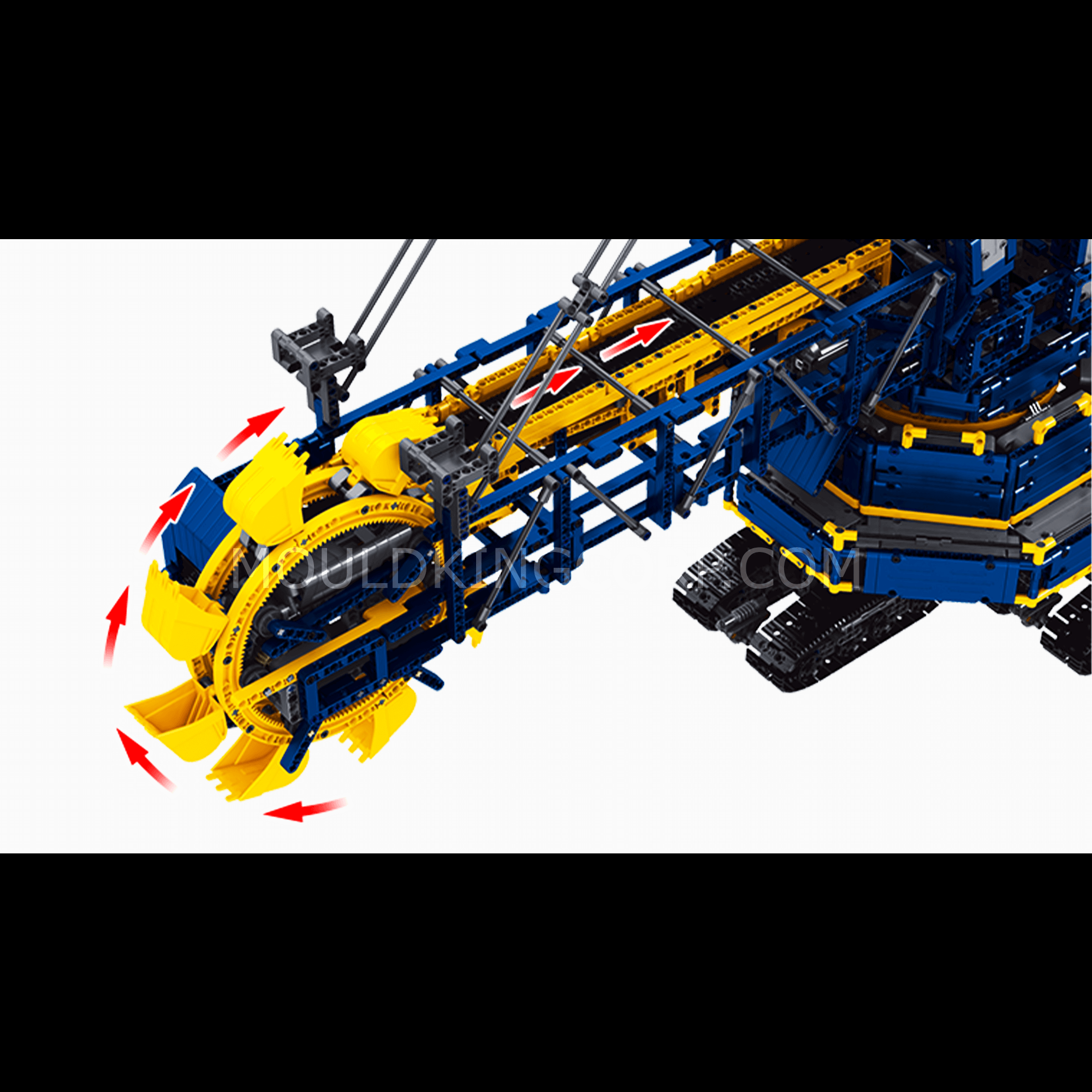 17006 Remote Controlled Bucket Wheel Excavator Building Set | 4,588 Pcs - Image 3 of 6 | TheBrickTube