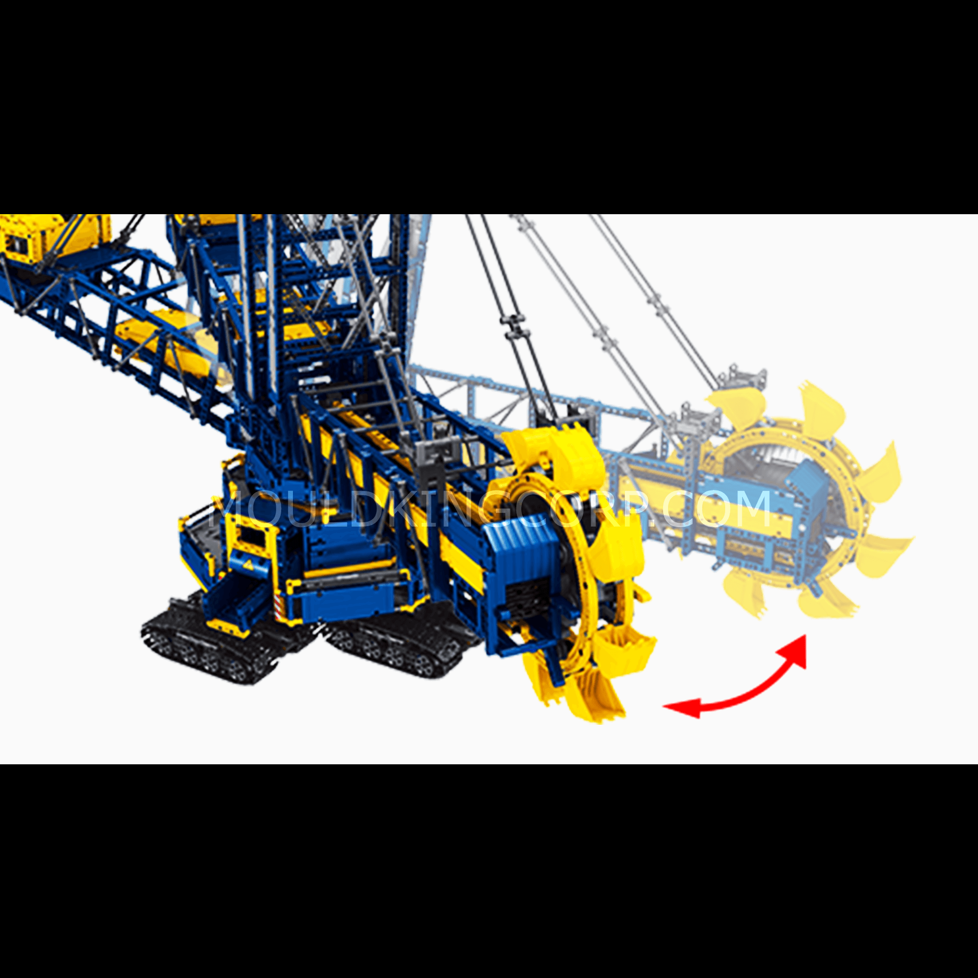 17006 Remote Controlled Bucket Wheel Excavator Building Set | 4,588 Pcs - Image 4 of 6 | TheBrickTube