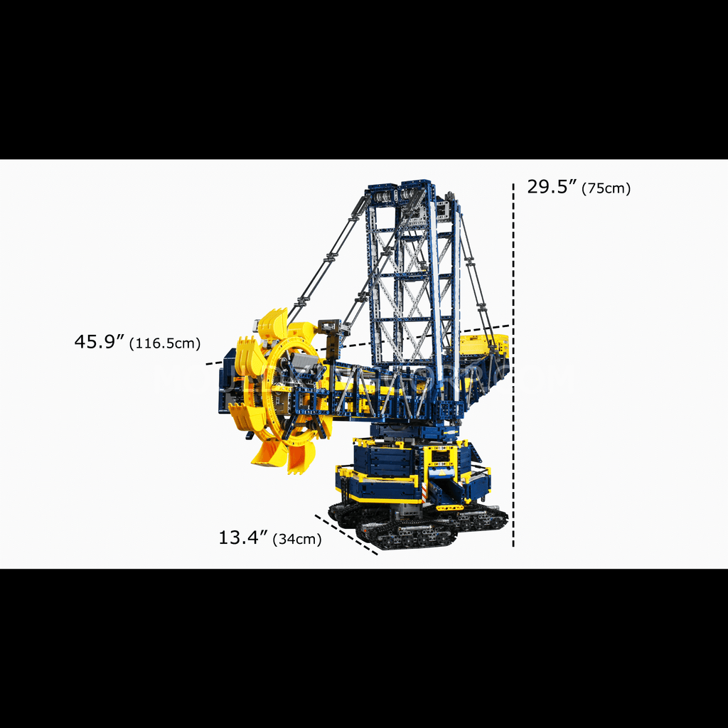 17006 Remote Controlled Bucket Wheel Excavator Building Set | 4,588 Pcs - Image 6 of 6 | TheBrickTube