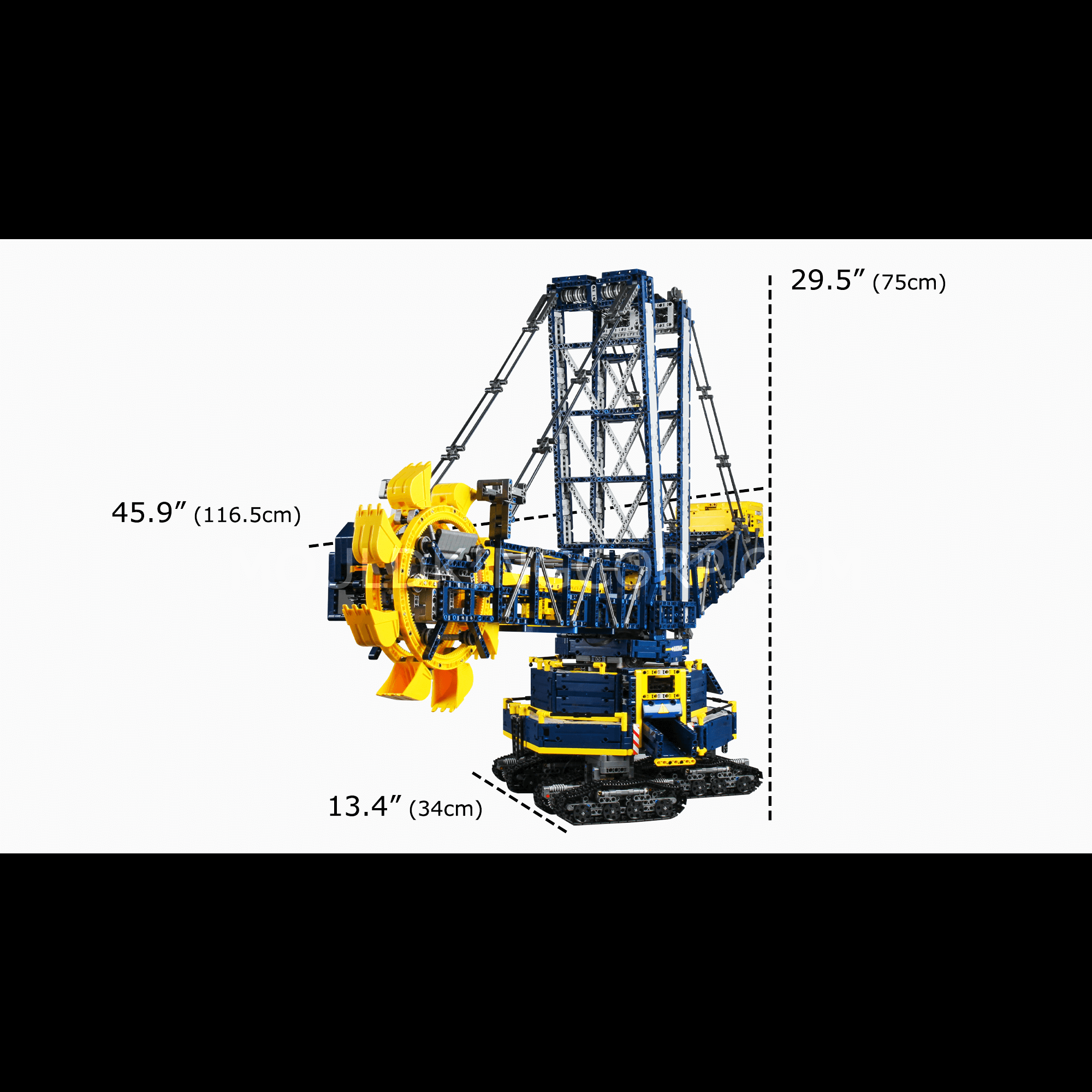 17006 Remote Controlled Bucket Wheel Excavator Building Set | 4,588 Pcs - Image 6 of 6 | TheBrickTube