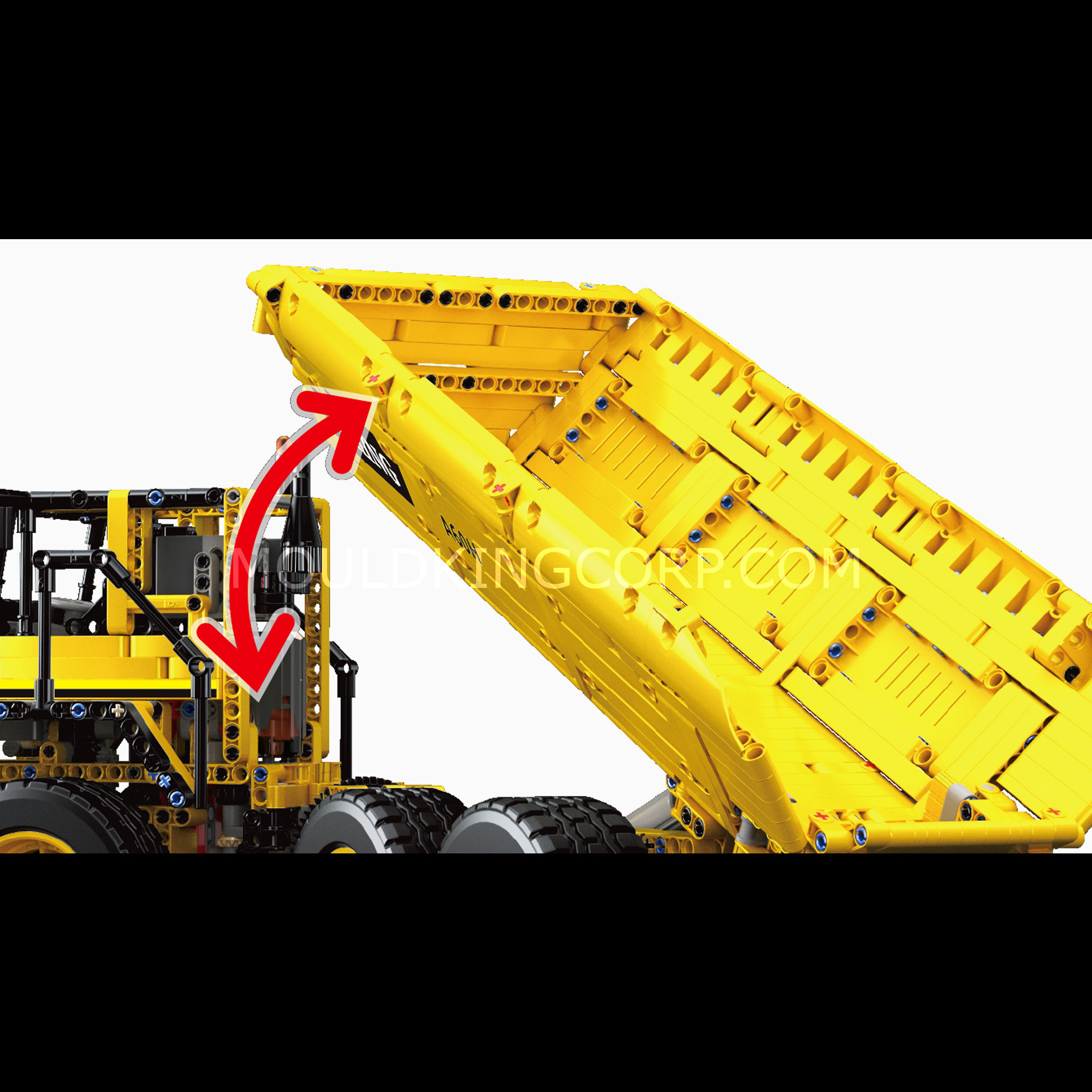 17010S Remote Control Dump Truck Building Toy Set | 1,930 PCS - Image 2 of 6 | TheBrickTube