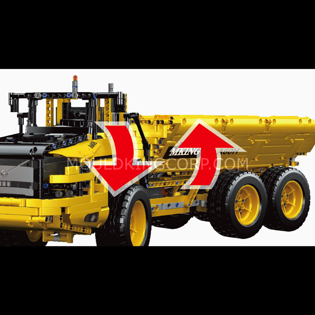 17010S Remote Control Dump Truck Building Toy Set | 1,930 PCS - Image 4 of 6 | TheBrickTube