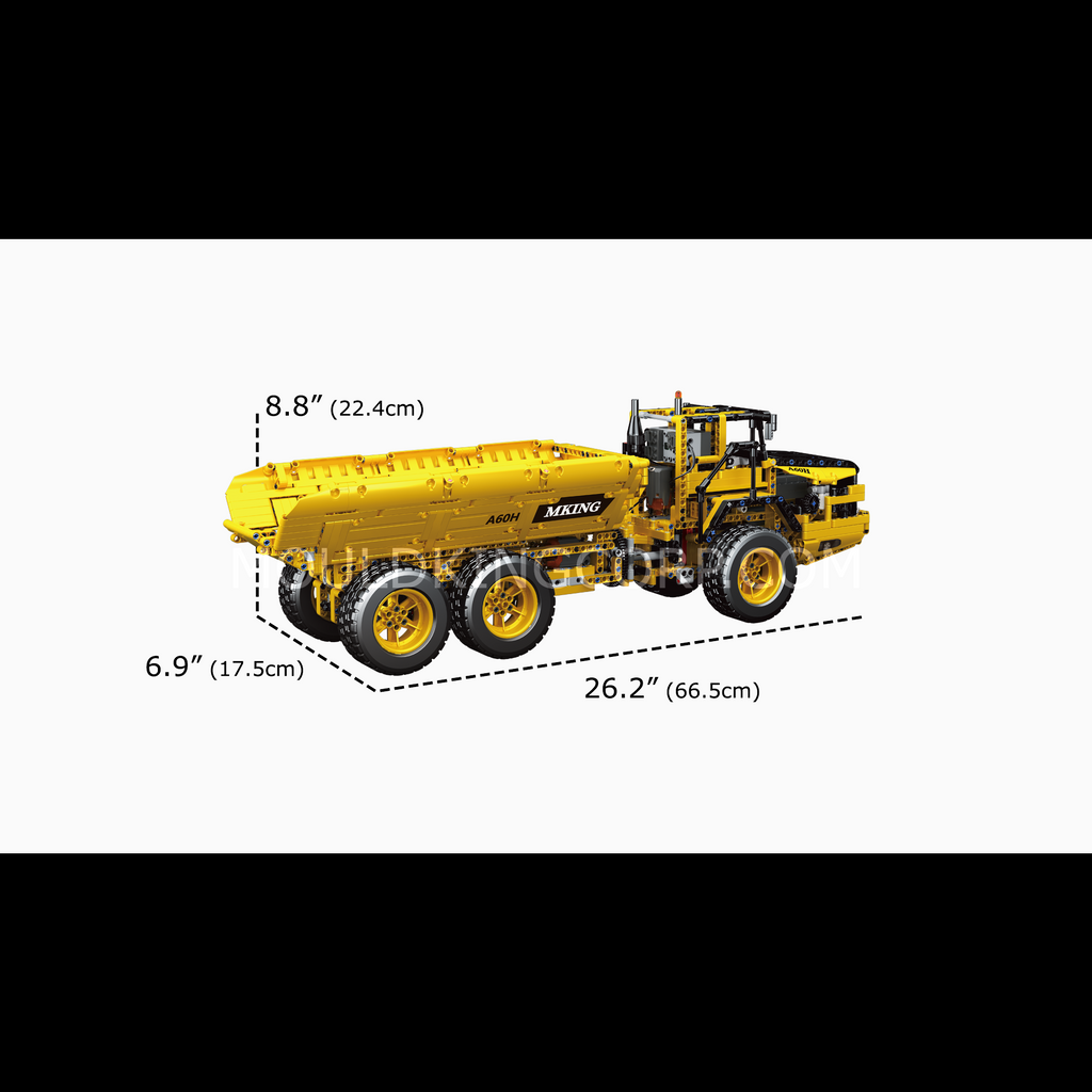 17010S Remote Control Dump Truck Building Toy Set | 1,930 PCS - Image 6 of 6 | TheBrickTube