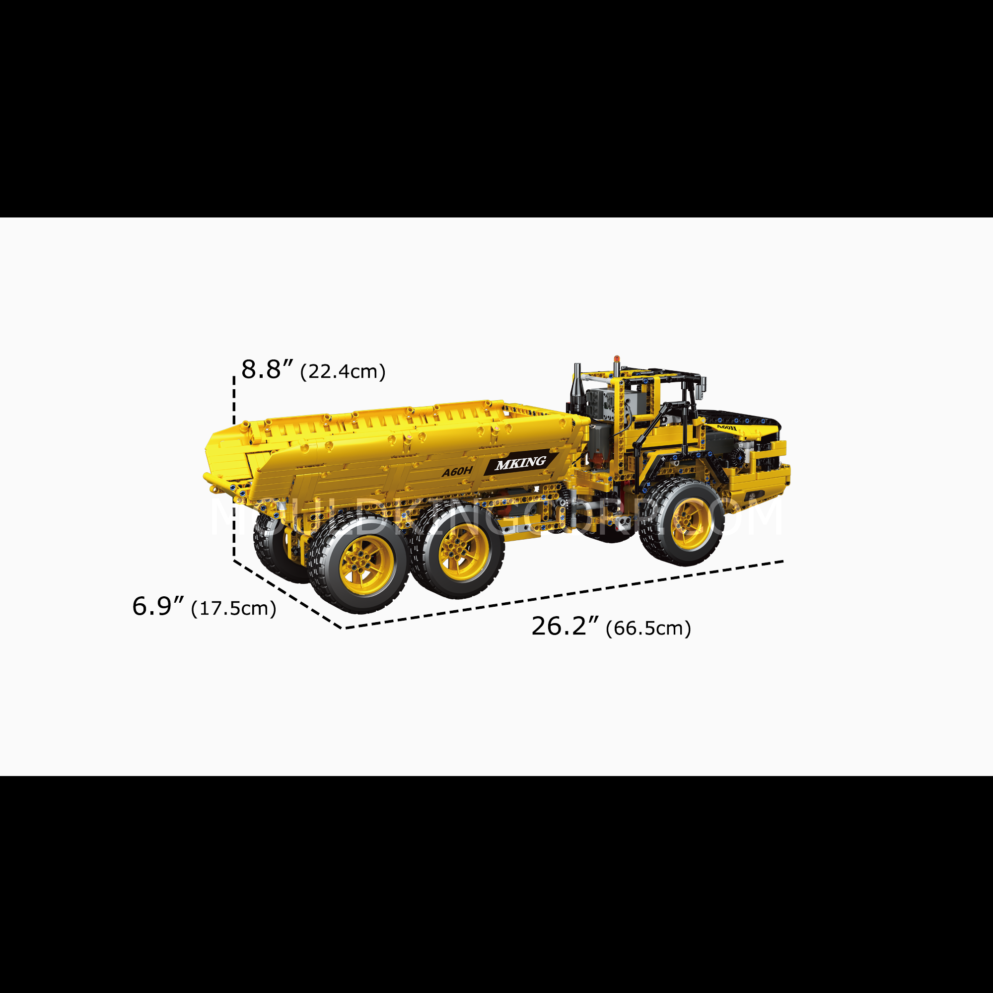 17010S Remote Control Dump Truck Building Toy Set | 1,930 PCS - Image 6 of 6 | TheBrickTube