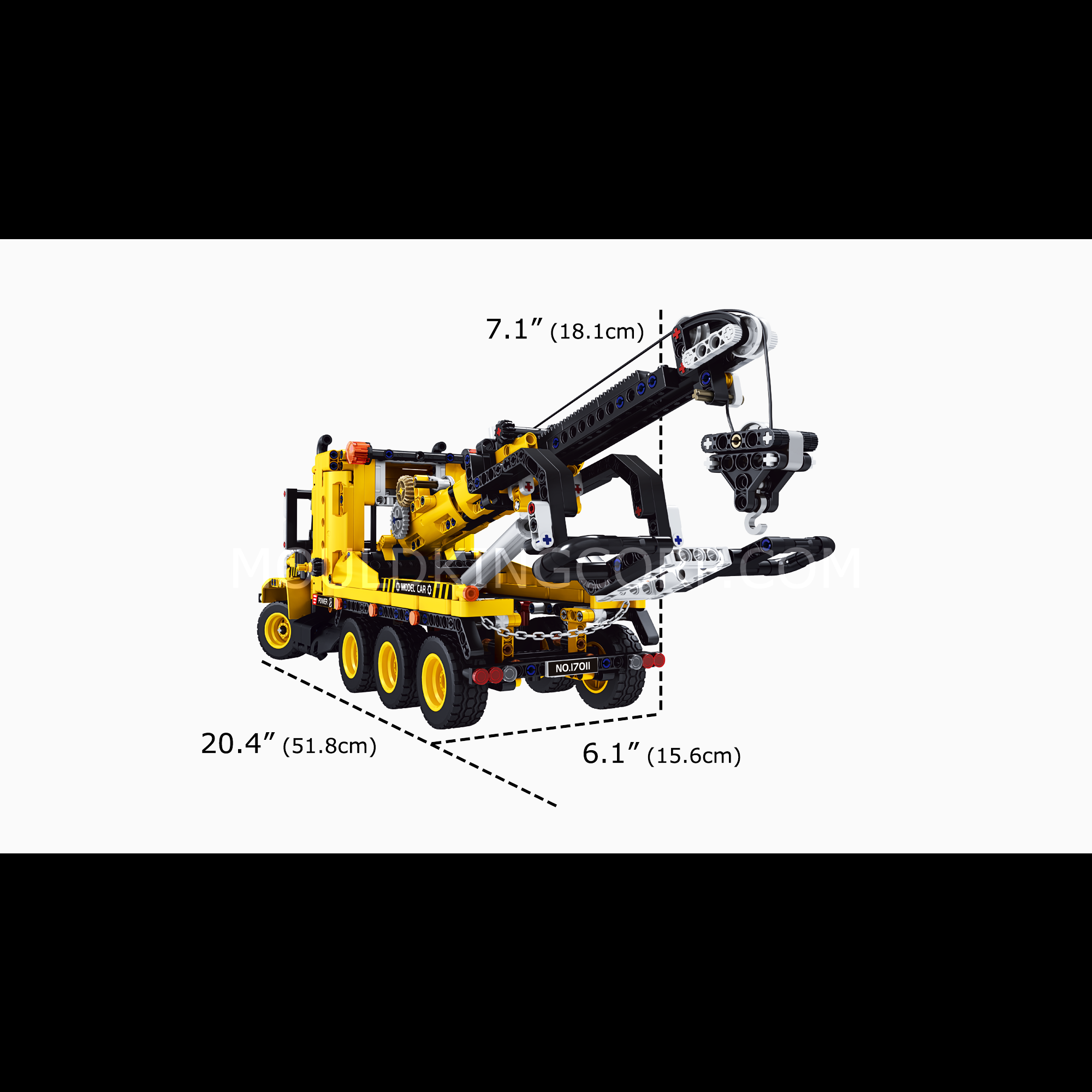 17011 Road Trailer Building Block Set | 1,277 PCS - Image 6 of 6 | TheBrickTube