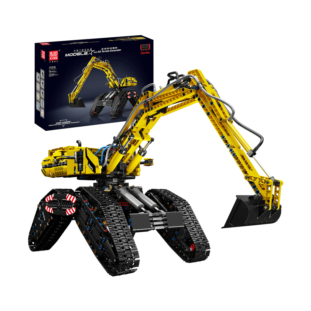 17018 RC All Terrain Excavator Model Building Set | 2,237 PCS - Main Image | TheBrickTube